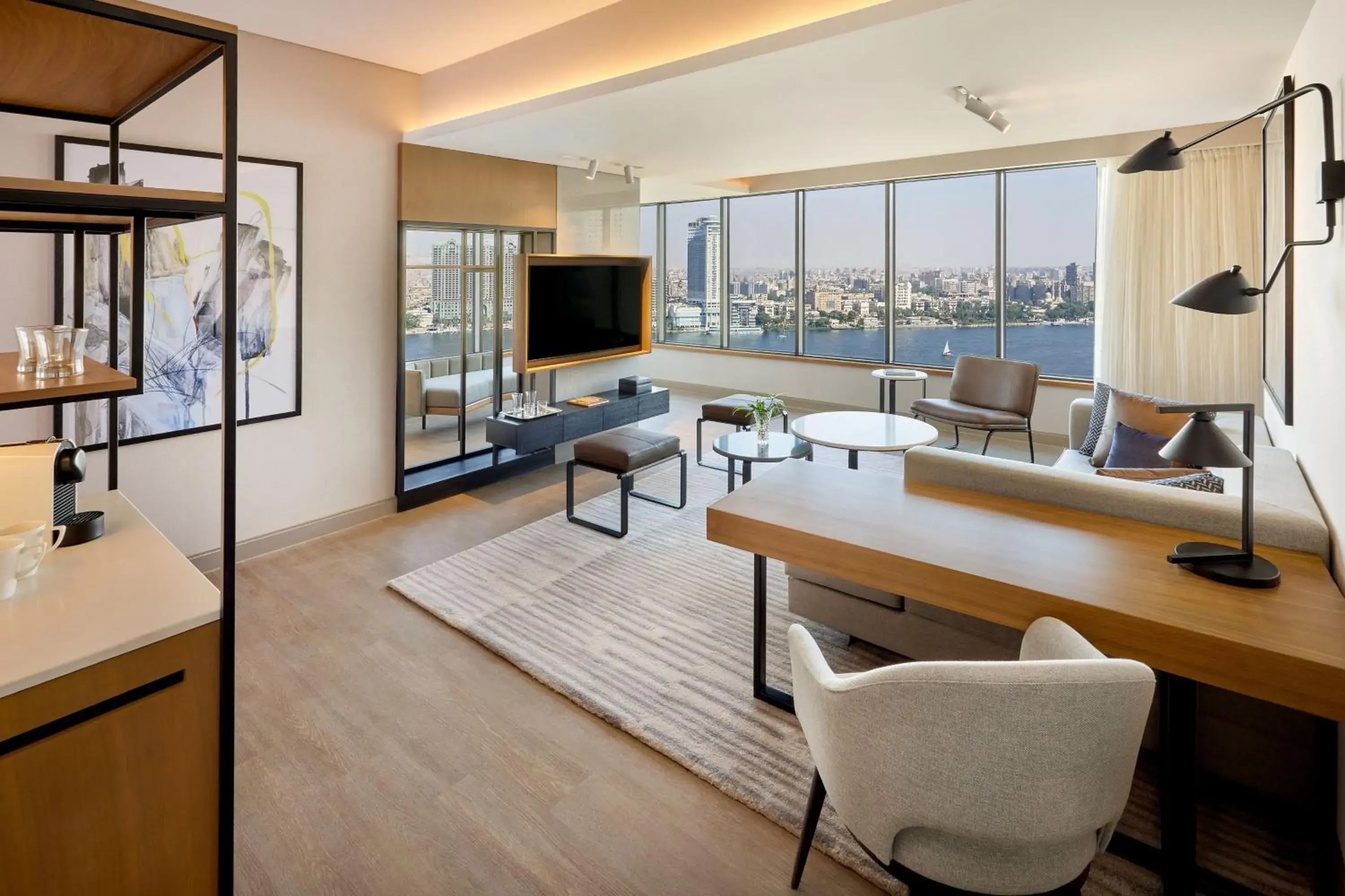 Panoramic Nile Suite, Club lounge access, 1 King, Riverfront, Balcony in Sheraton Cairo Hotel & Casino Panoramic Nile Suite, Club lounge access, 1 King, Riverfront, Balcony in Sheraton Cairo Hotel & Casino