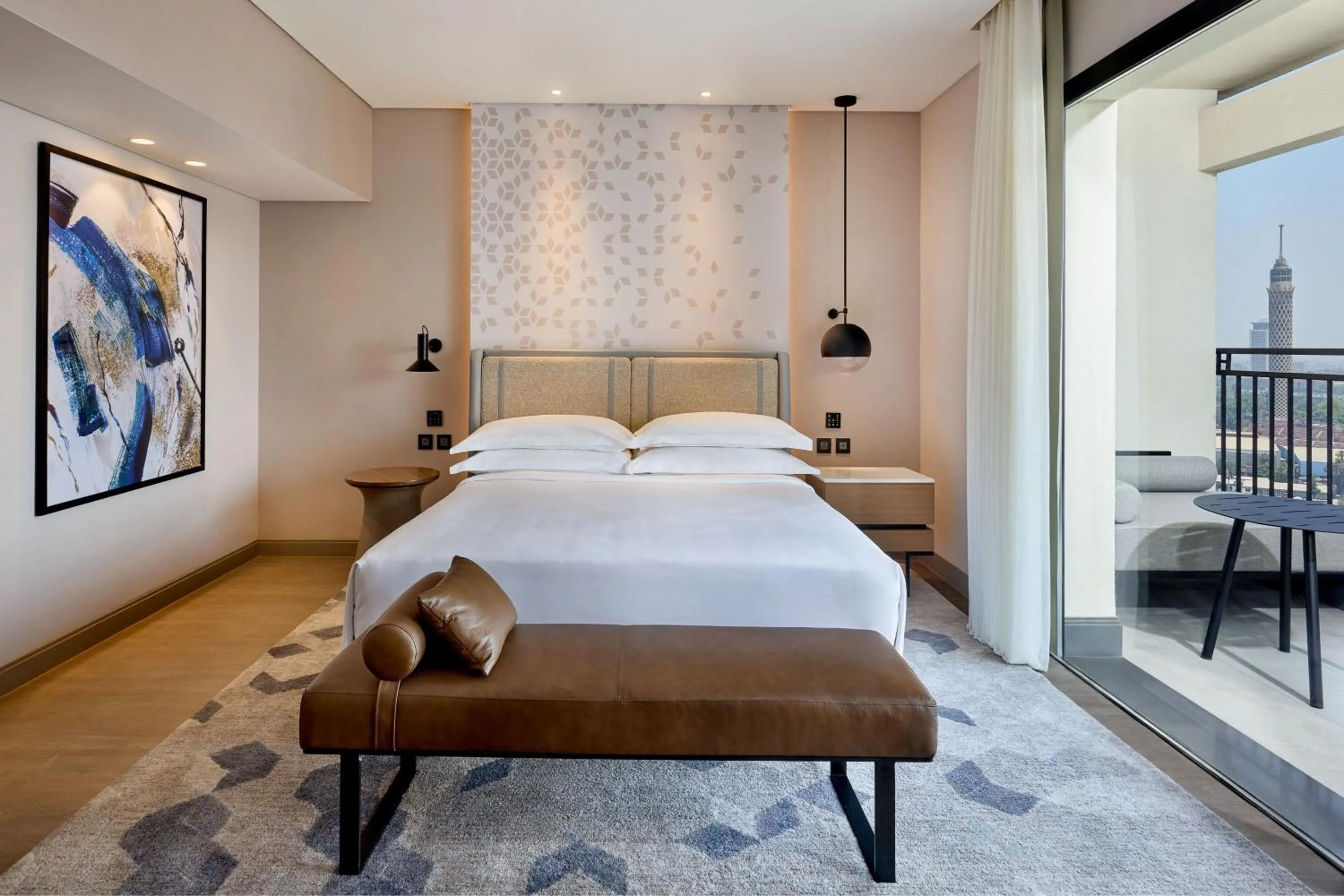 Bedroom, Bed in Sheraton Cairo Hotel & Casino