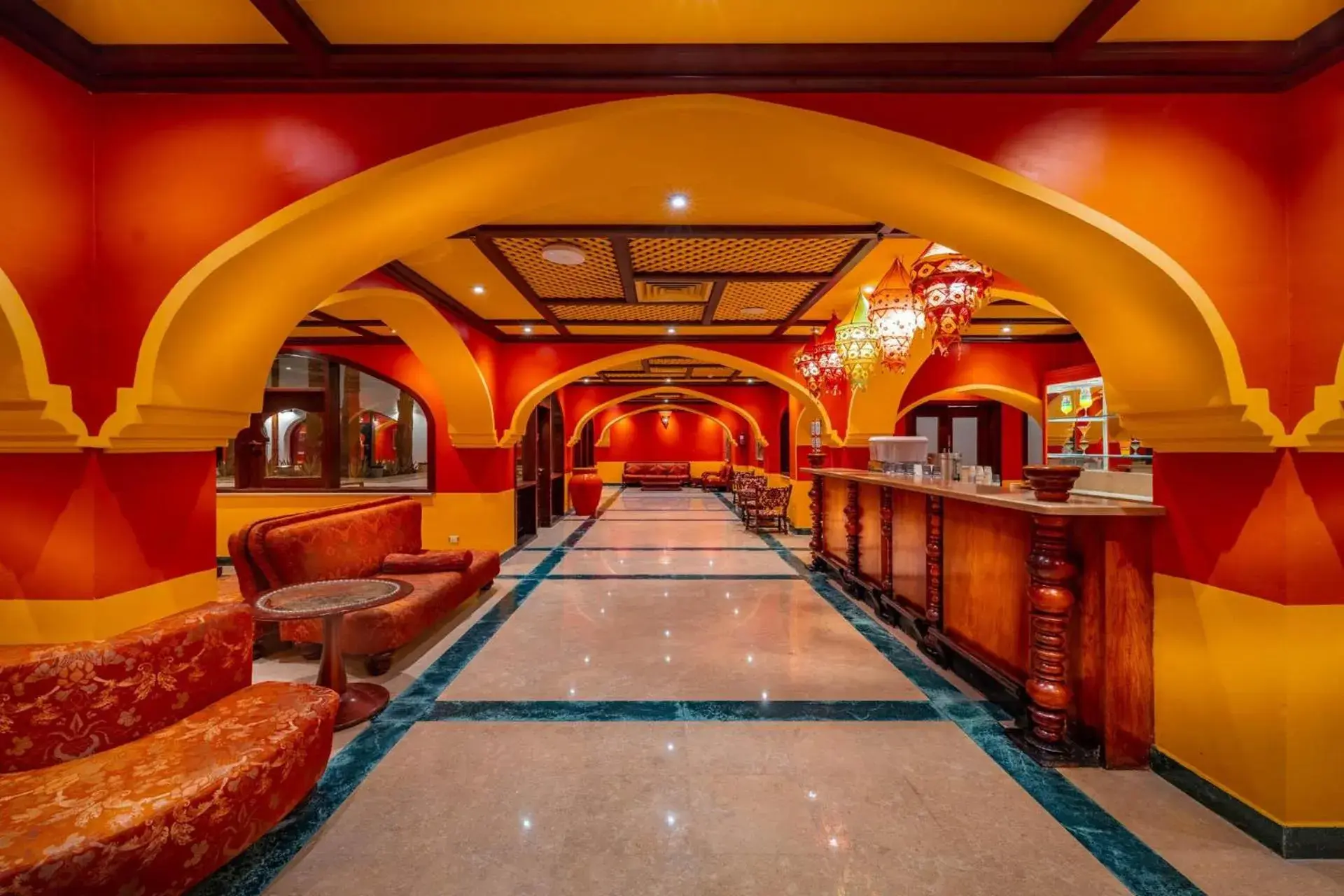 Lobby or reception in Domina Coral Bay Resort, Diving , Spa & Casino Lobby or reception in Domina Coral Bay Resort, Diving , Spa & Casino