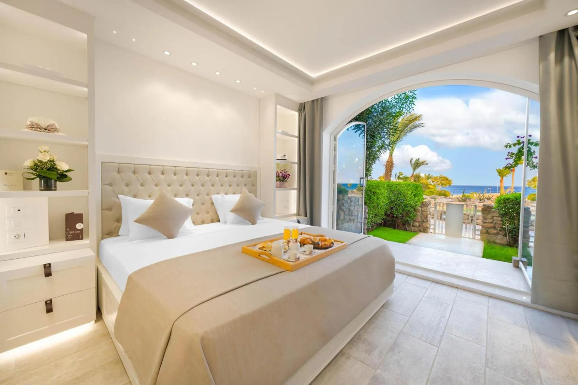 Bed in Domina Coral Bay Resort, Diving , Spa & Casino