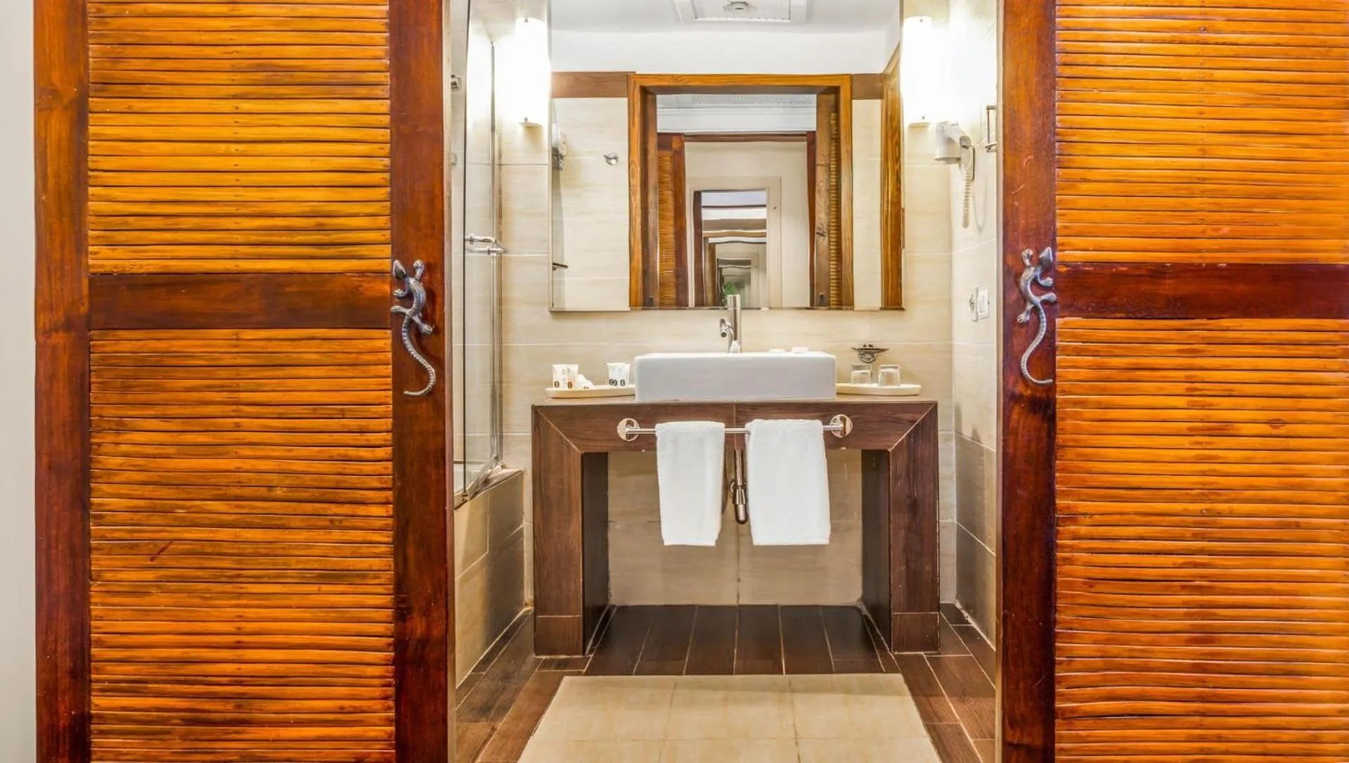 Bathroom in Domina Coral Bay Resort, Diving , Spa & Casino