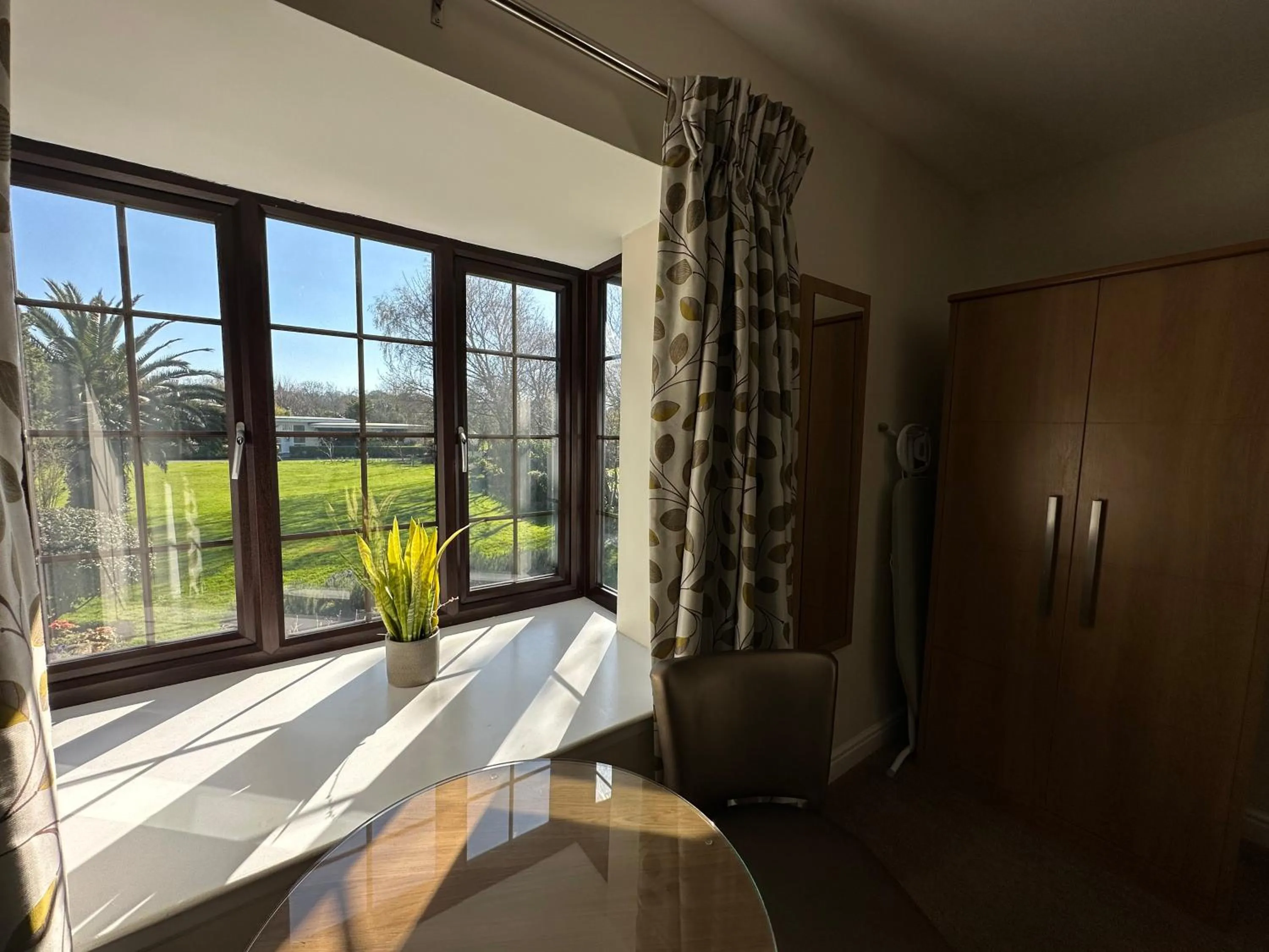 Garden view in Le Friquet Hotel