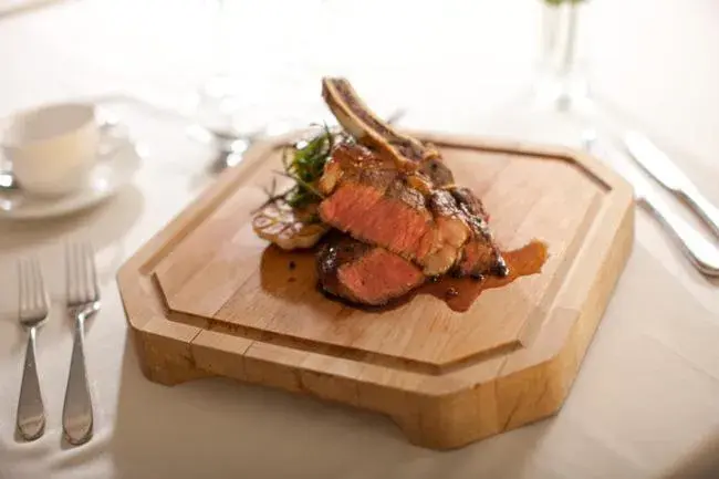 Food close-up in The Farmhouse Hotel and Restaurant Food close-up in The Farmhouse Hotel and Restaurant