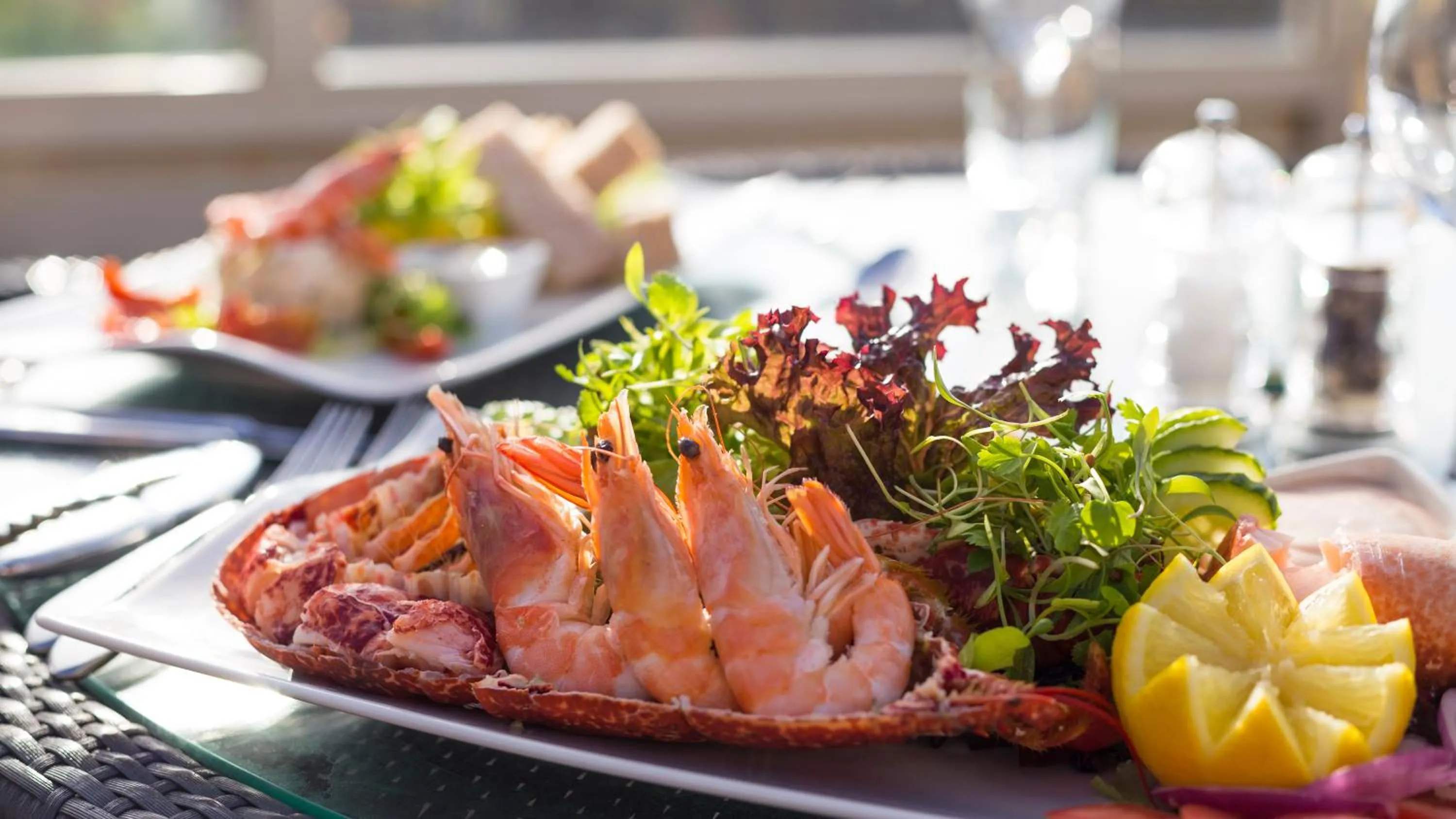 Food in The Farmhouse Hotel and Restaurant