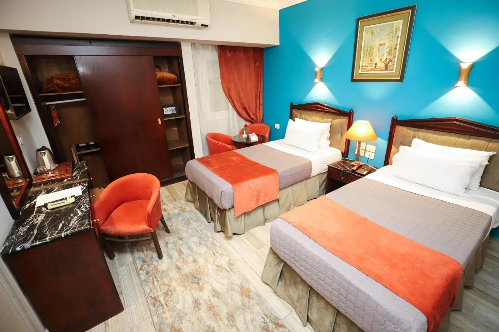 Bed in Gawharet Al Ahram Hotel