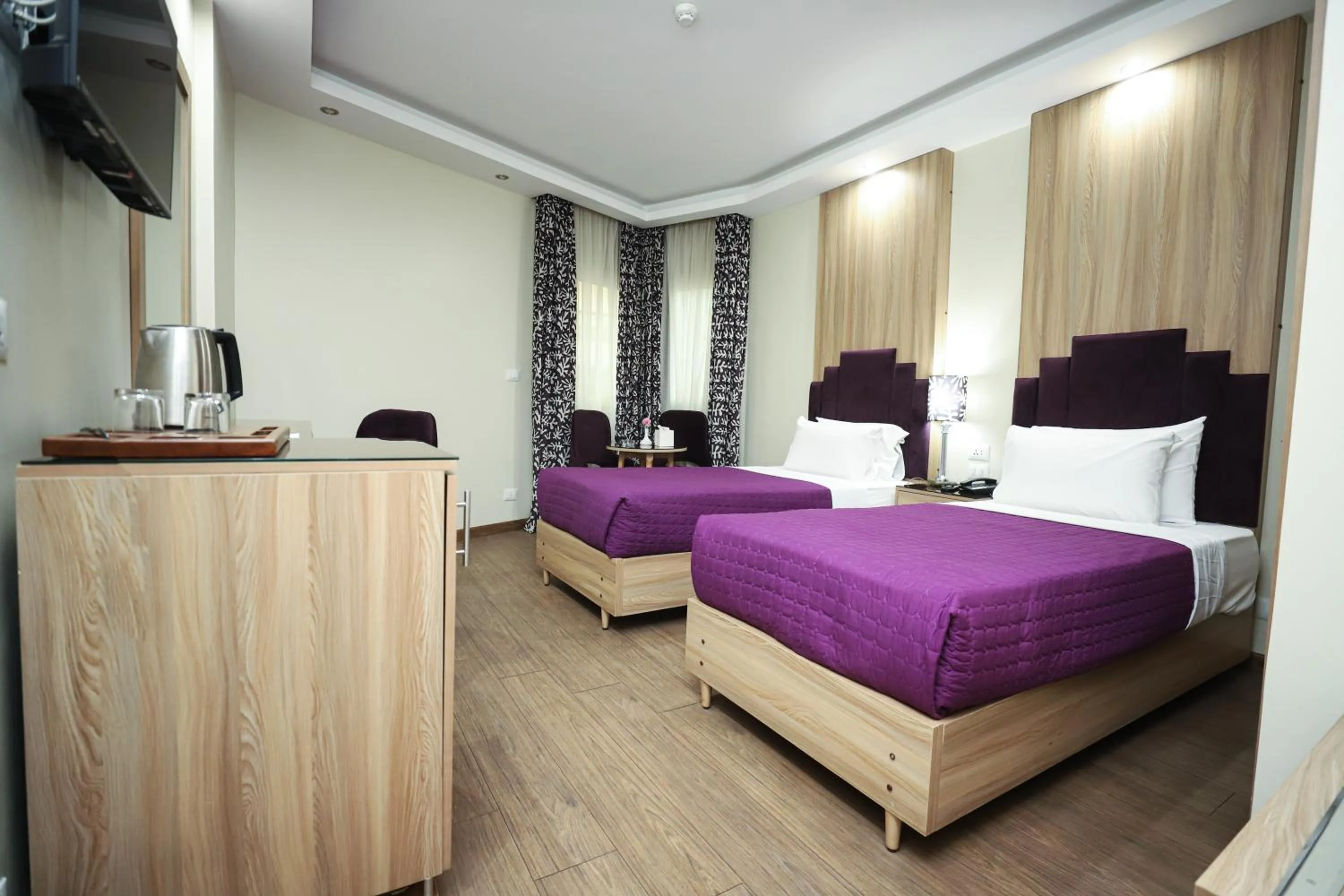 Bed in Gawharet Al Ahram Hotel