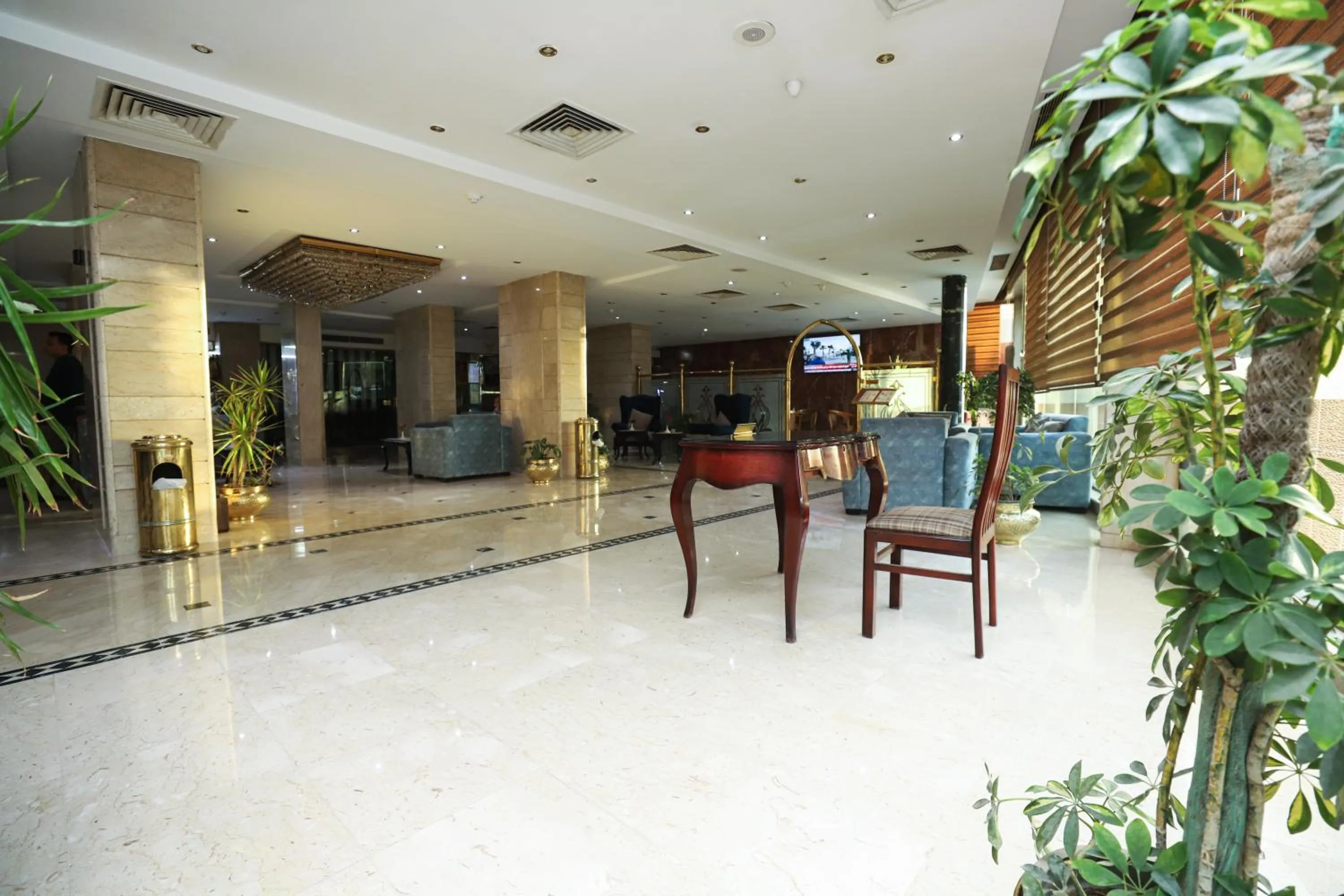 Seating area in Gawharet Al Ahram Hotel