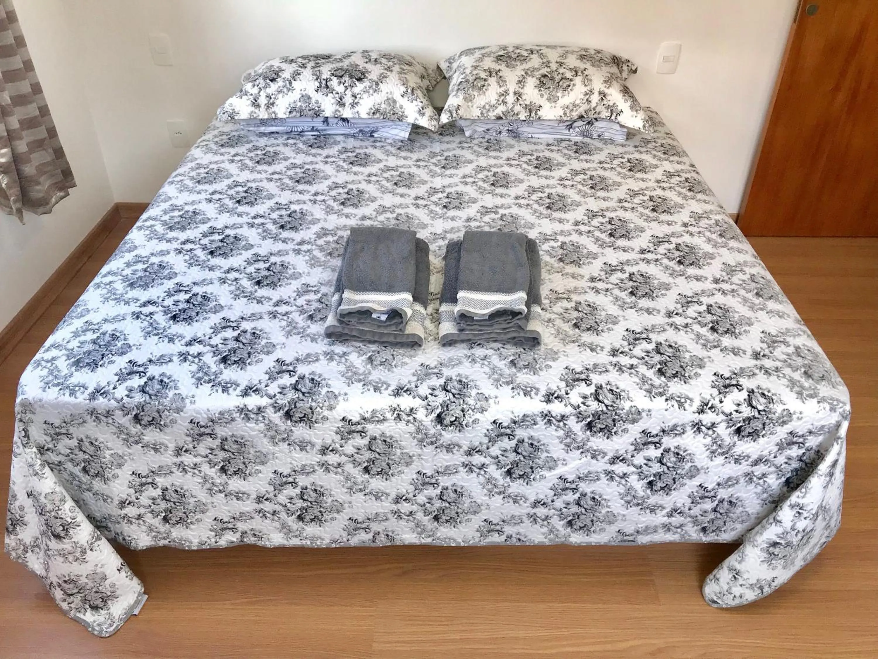 Bed in Apartamento no Centro de Gramado