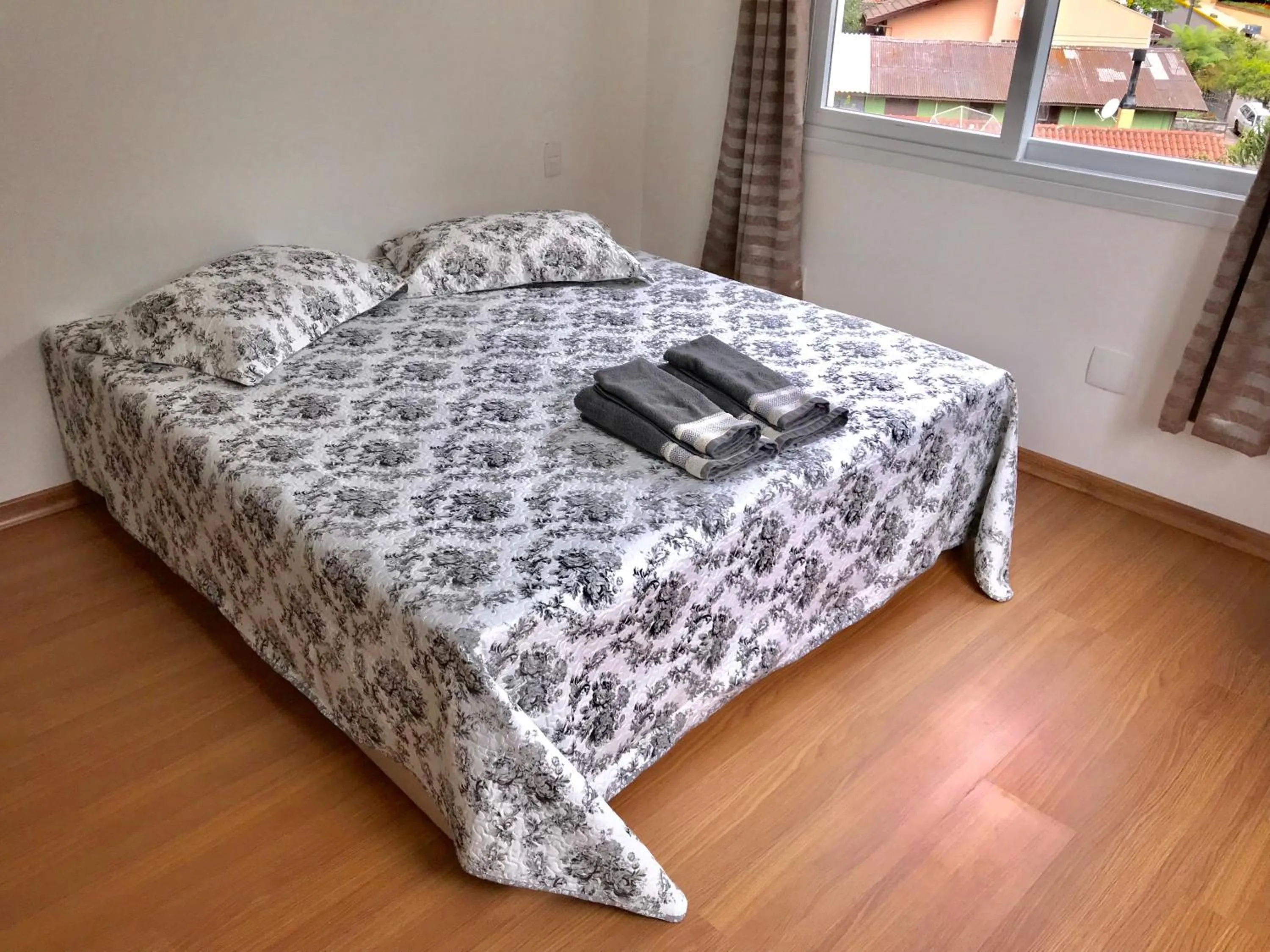 Bed in Apartamento no Centro de Gramado