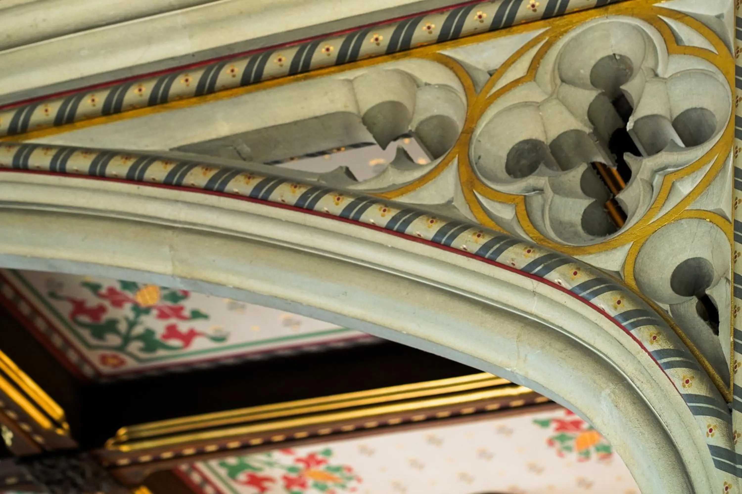 Decorative detail in De Vere Tortworth Court