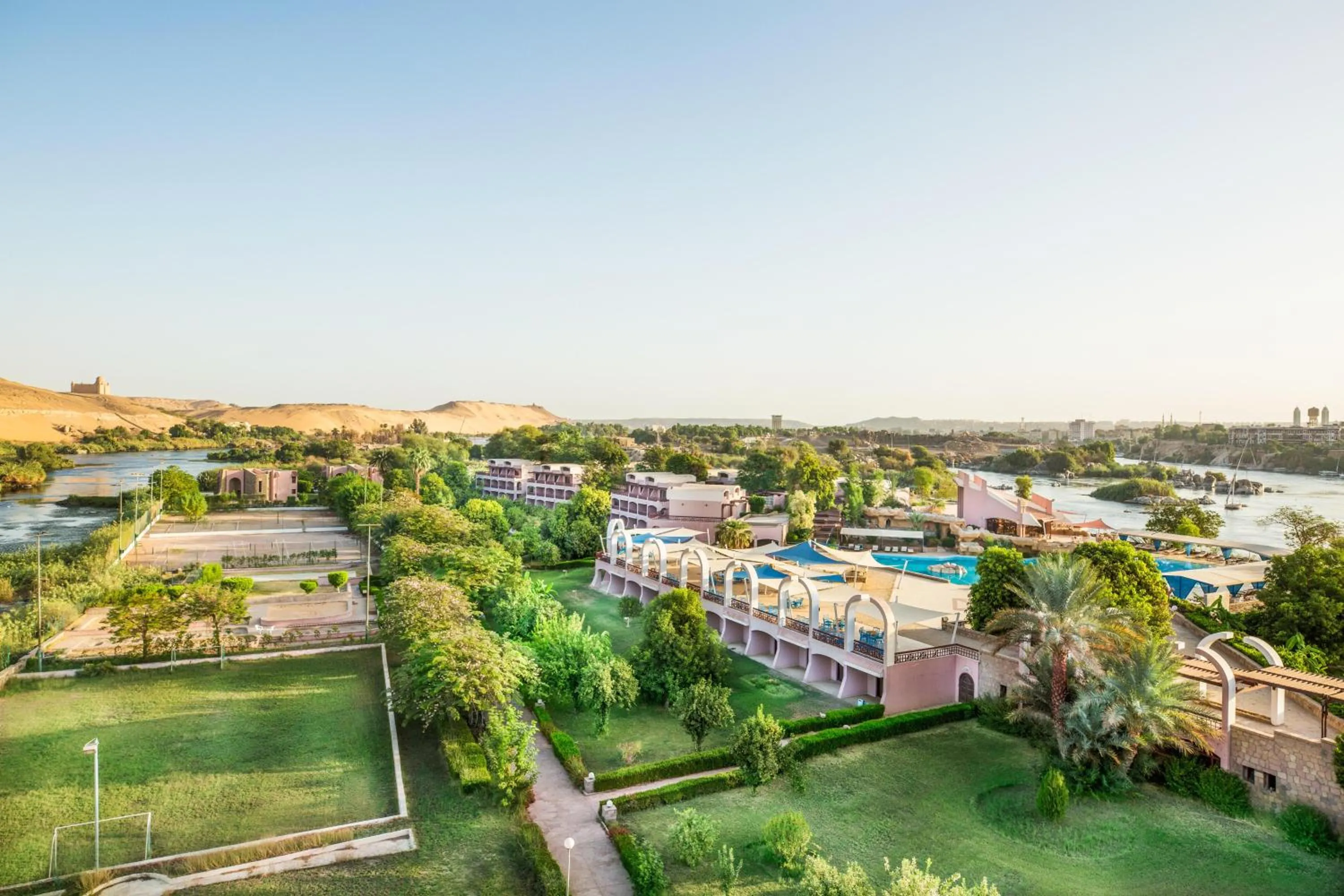 Garden in Pyramisa Island Hotel Aswan
