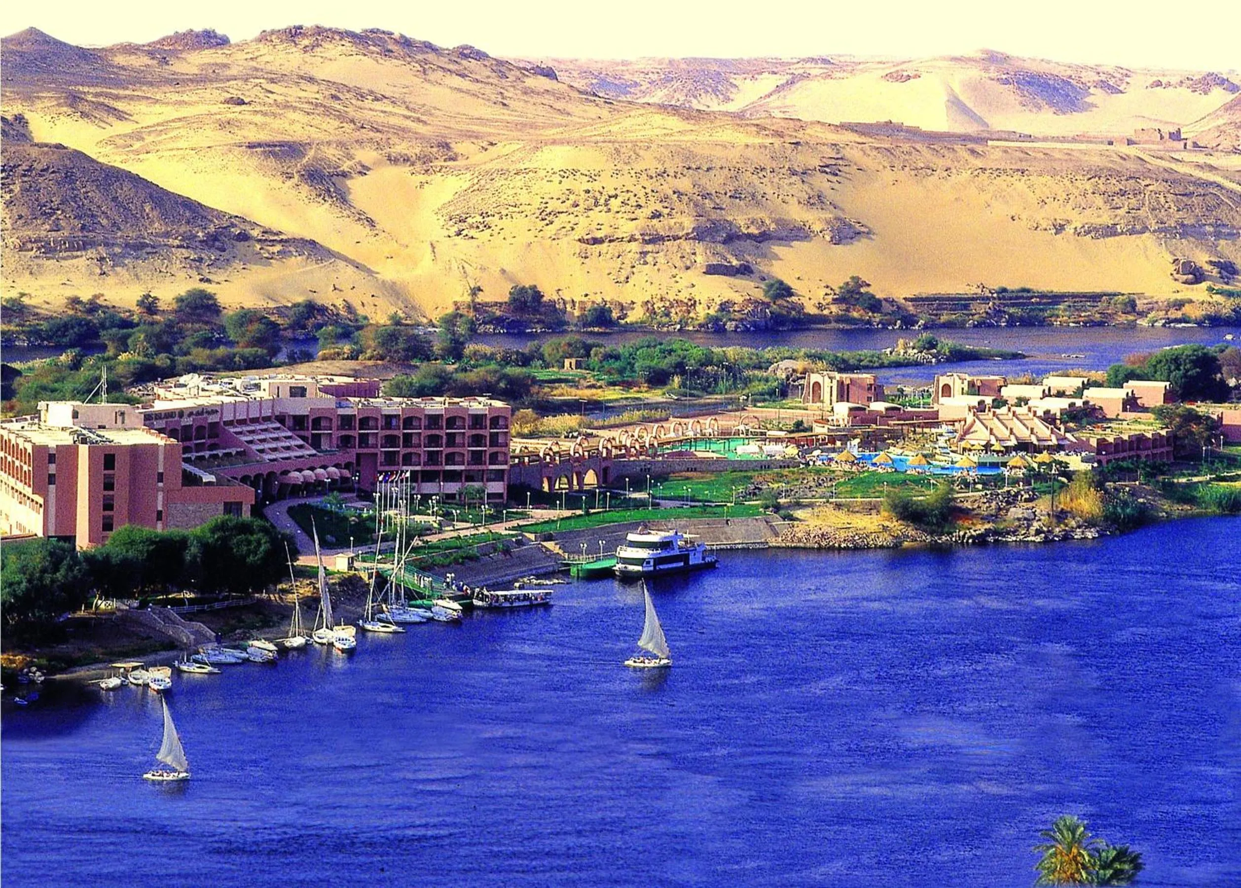 Natural landscape in Pyramisa Island Hotel Aswan