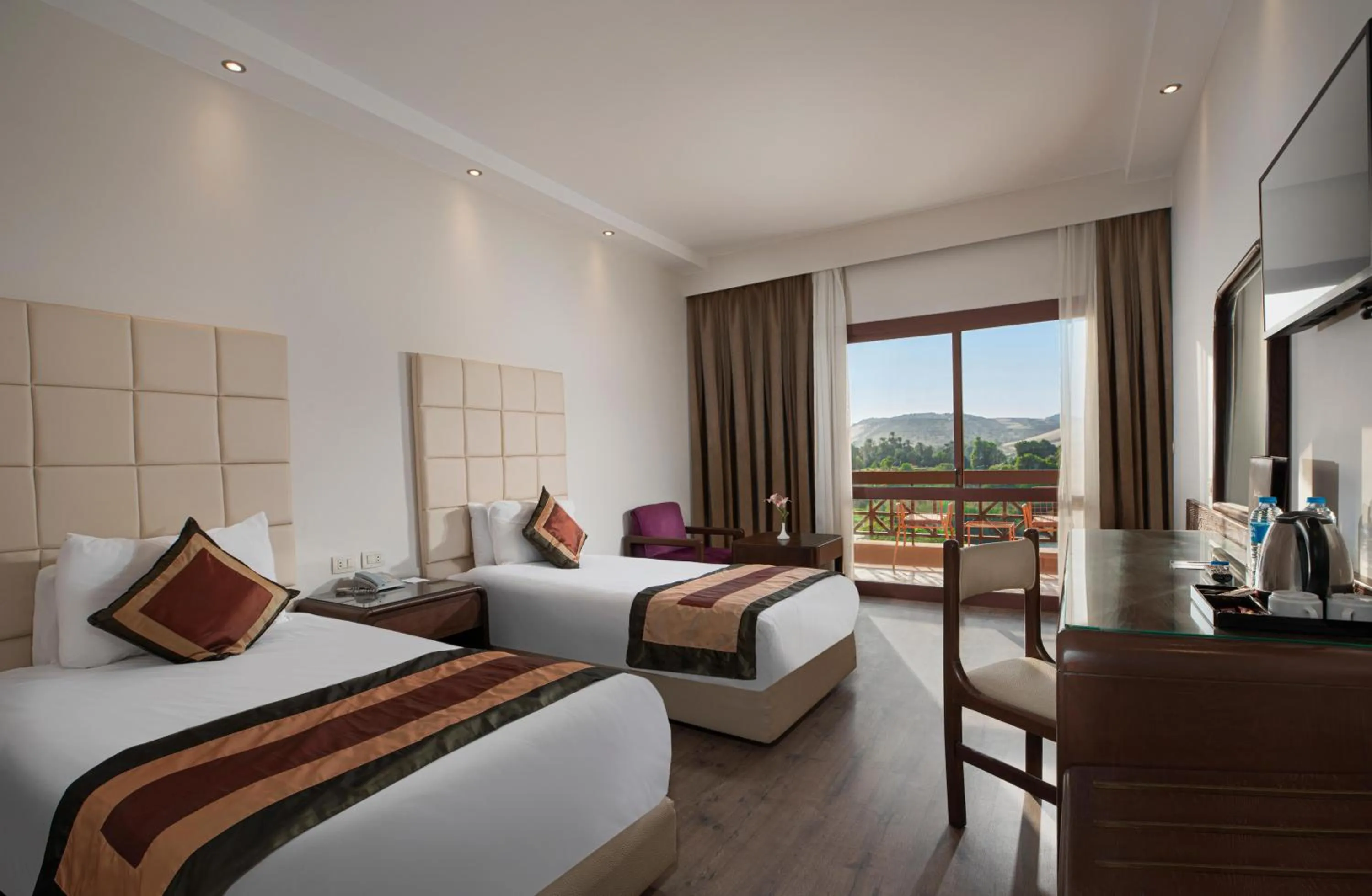 Photo of the whole room, Bed in Pyramisa Island Hotel Aswan