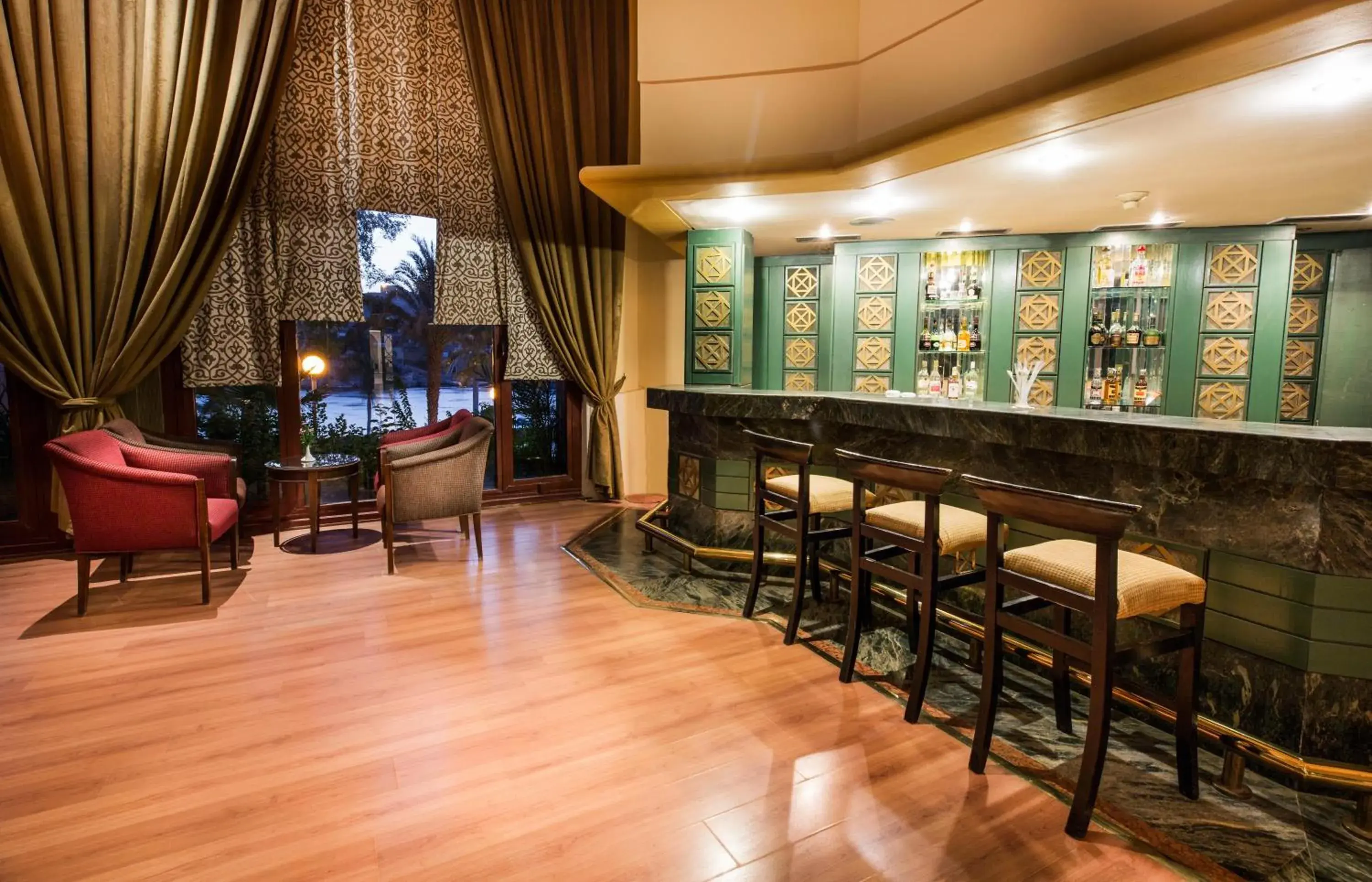 Lounge or bar in Pyramisa Island Hotel Aswan Lounge or bar in Pyramisa Island Hotel Aswan