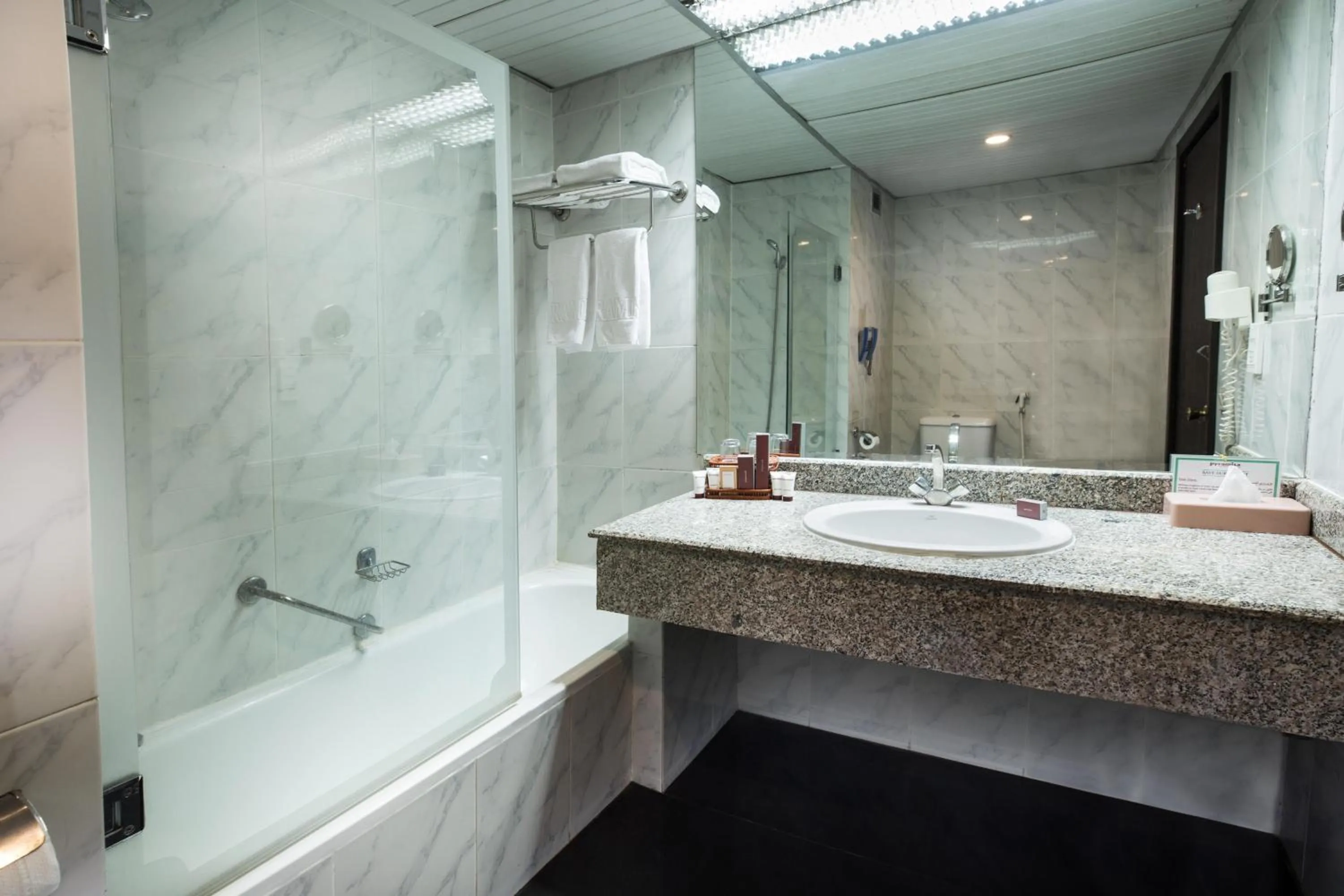 Shower in Pyramisa Island Hotel Aswan