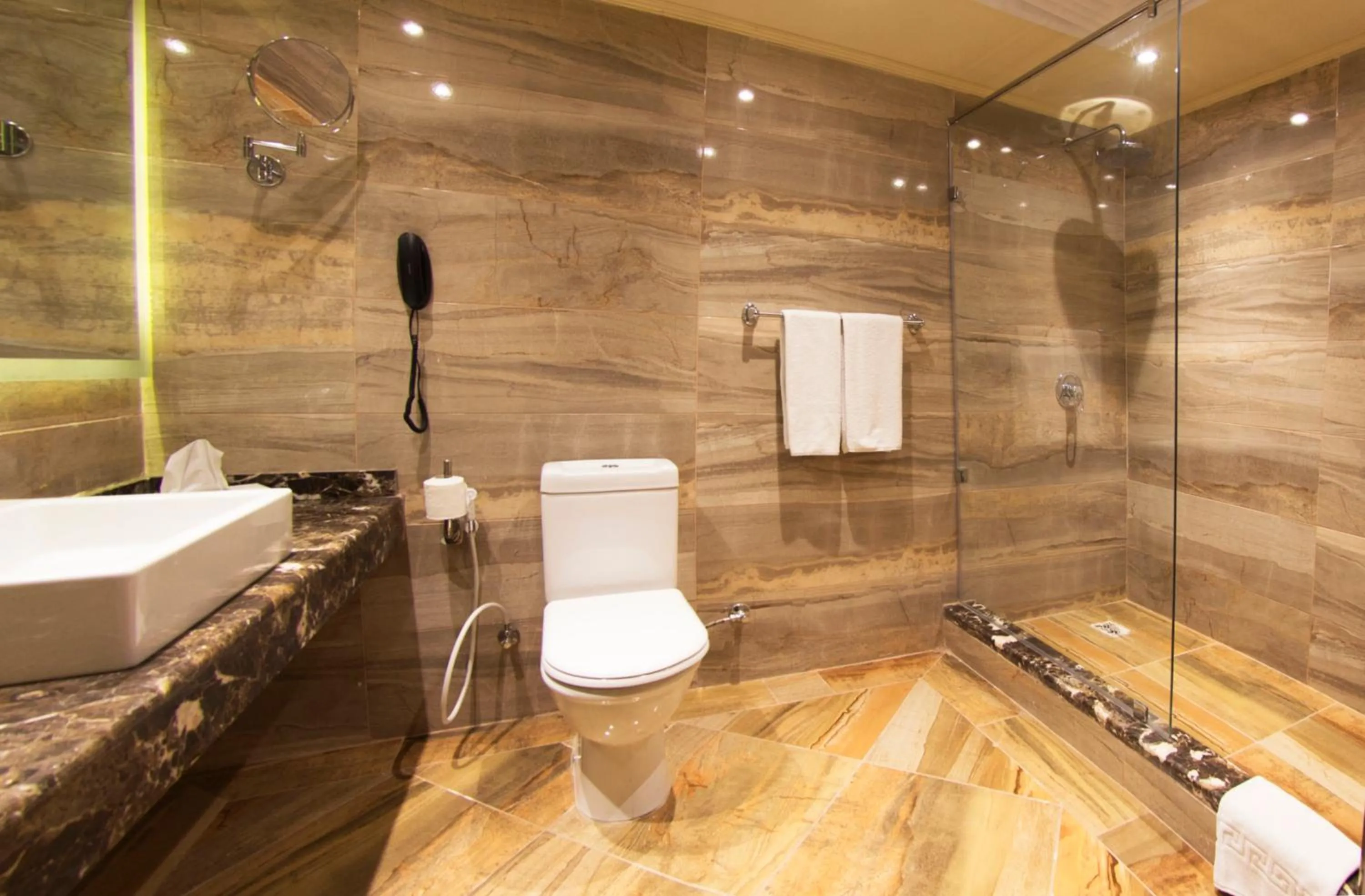 Bathroom in Pyramisa Suites Hotel Cairo