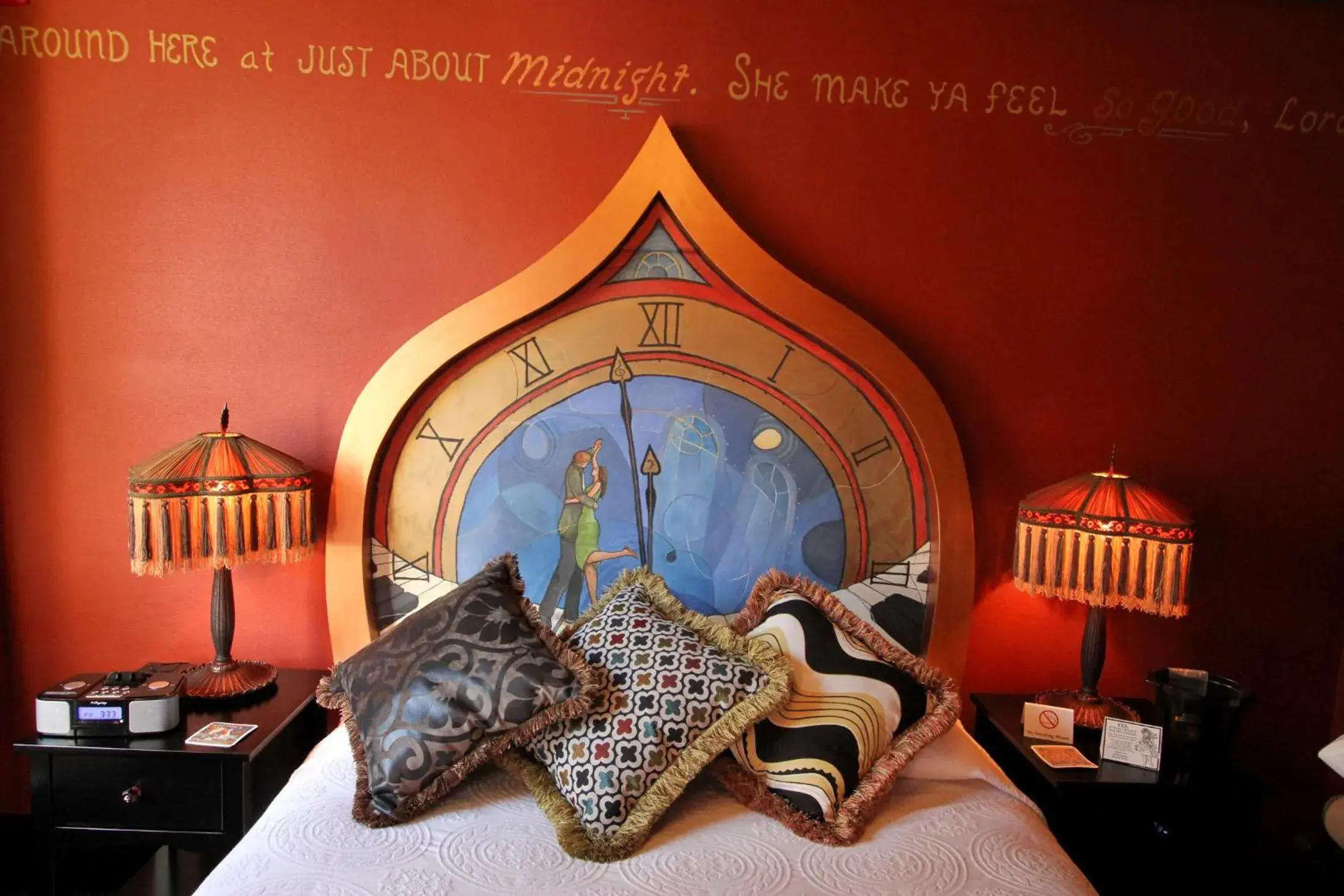 Bedroom, Bed in McMenamins Crystal Hotel Bedroom, Bed in McMenamins Crystal Hotel