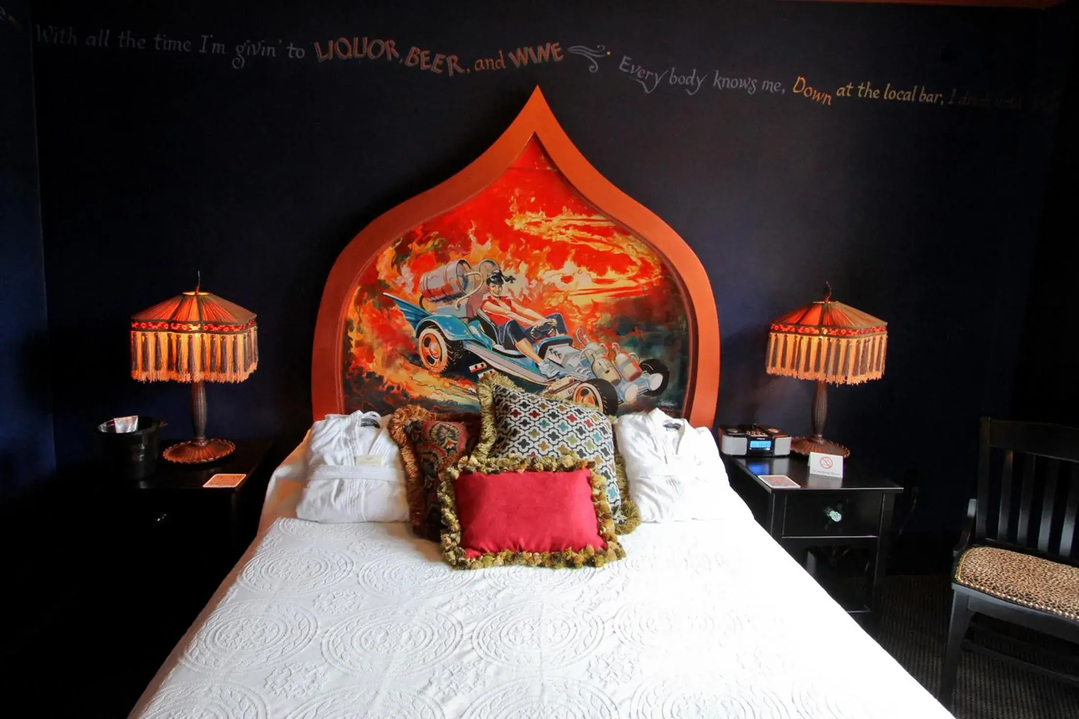 Bedroom, Bed in McMenamins Crystal Hotel Bedroom, Bed in McMenamins Crystal Hotel