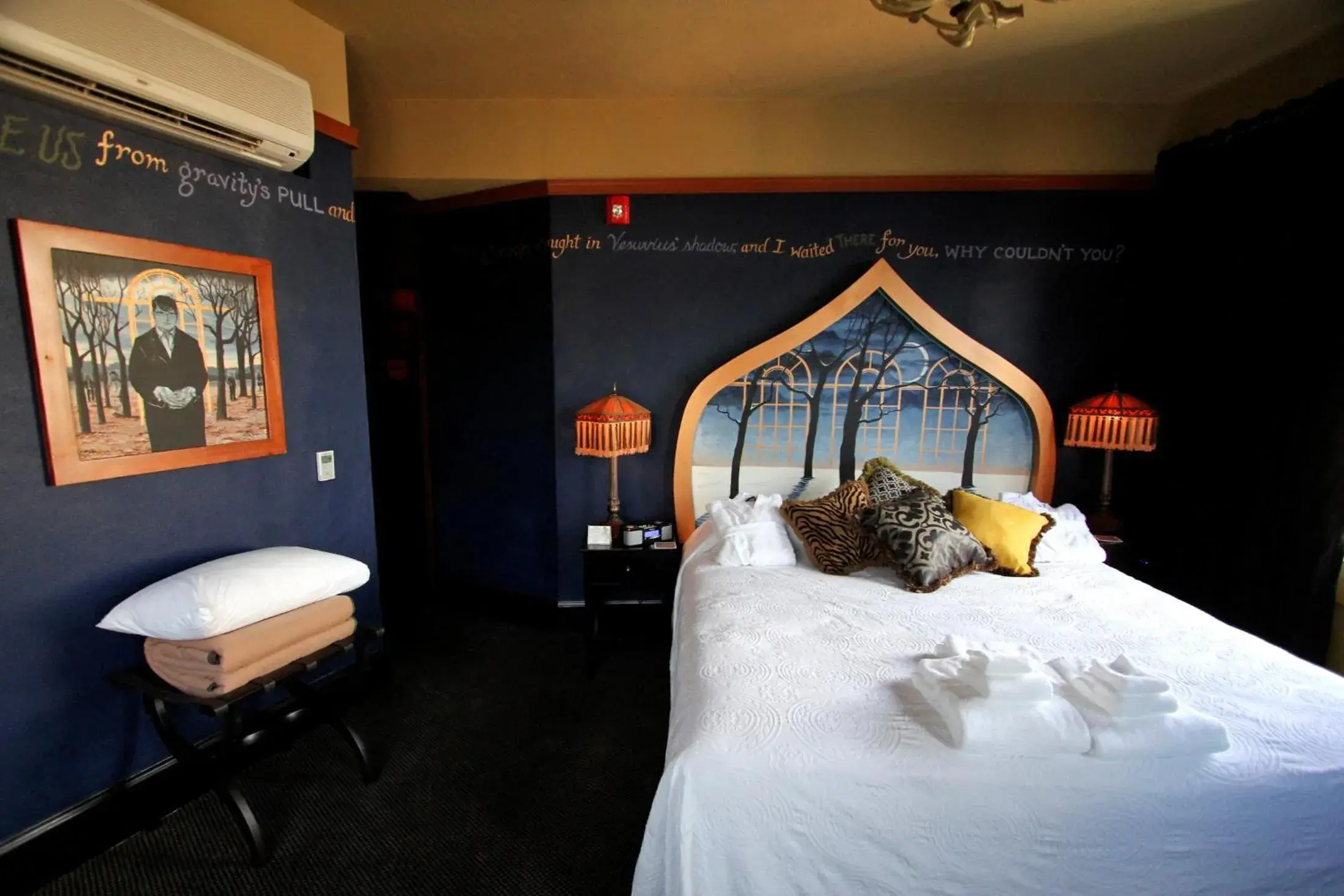 Bedroom, Bed in McMenamins Crystal Hotel Bedroom, Bed in McMenamins Crystal Hotel