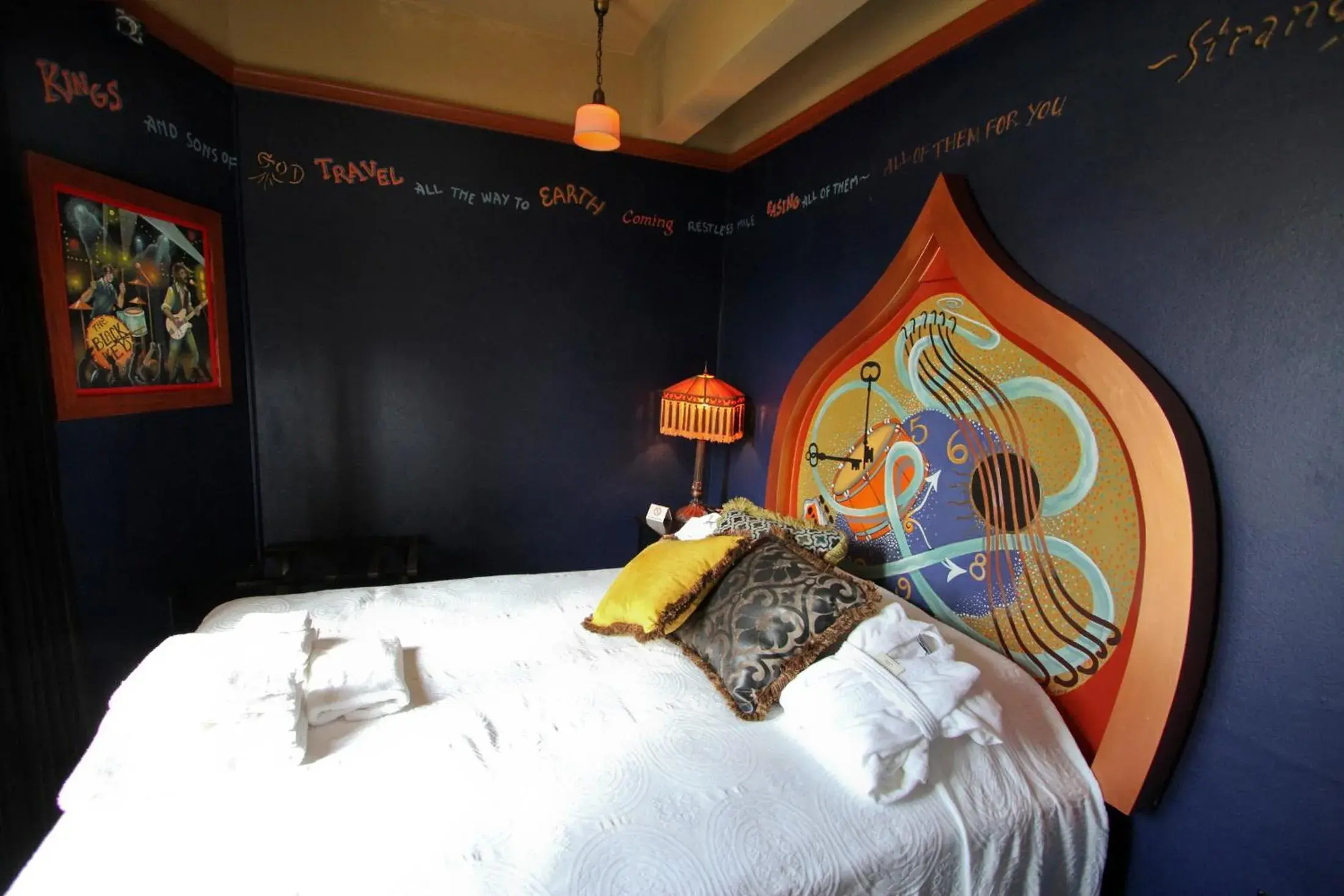 Bedroom, Bed in McMenamins Crystal Hotel Bedroom, Bed in McMenamins Crystal Hotel