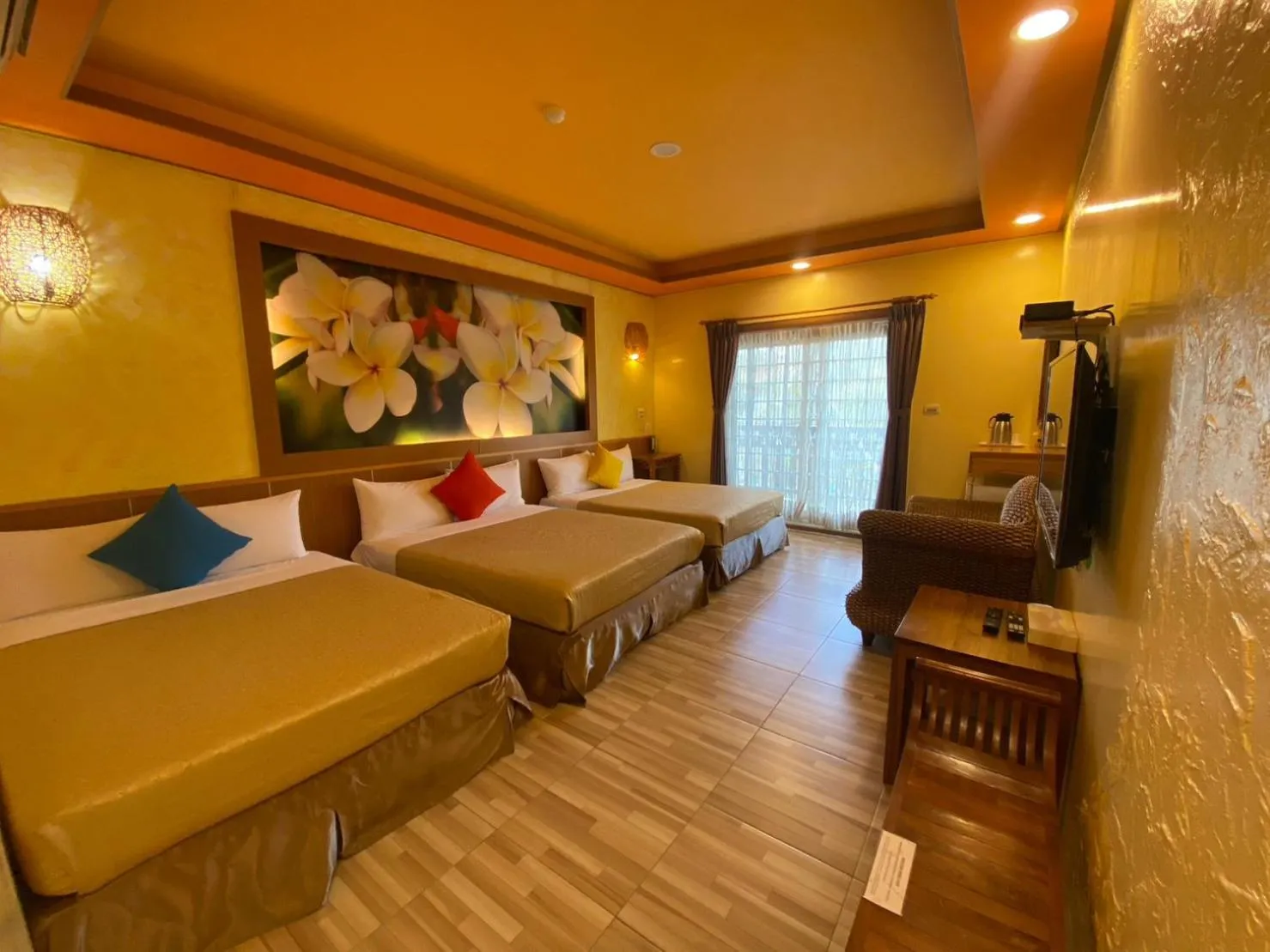 Bed in Kenting Sin Sin Hotel