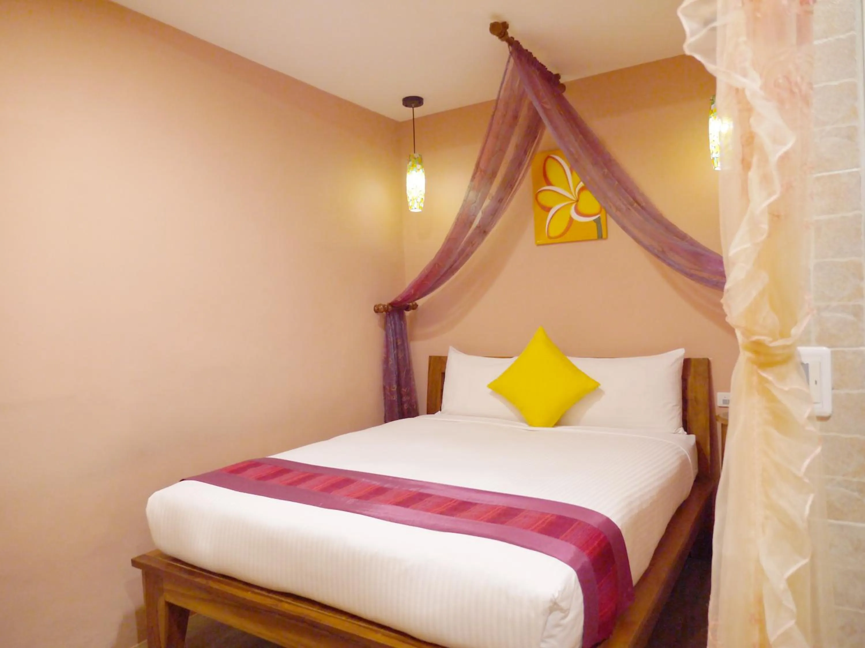 Bed in Kenting Sin Sin Hotel