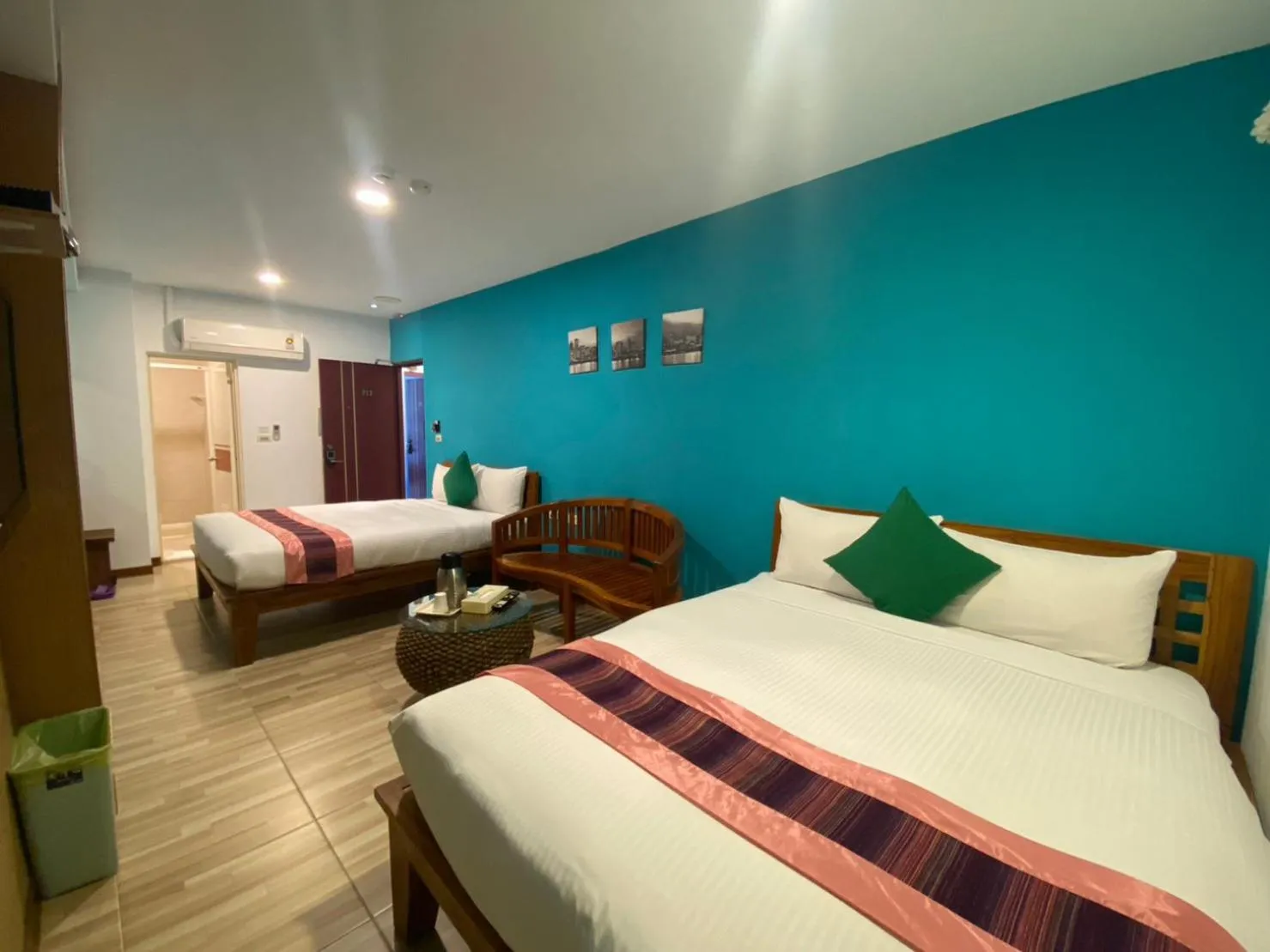 Bed in Kenting Sin Sin Hotel