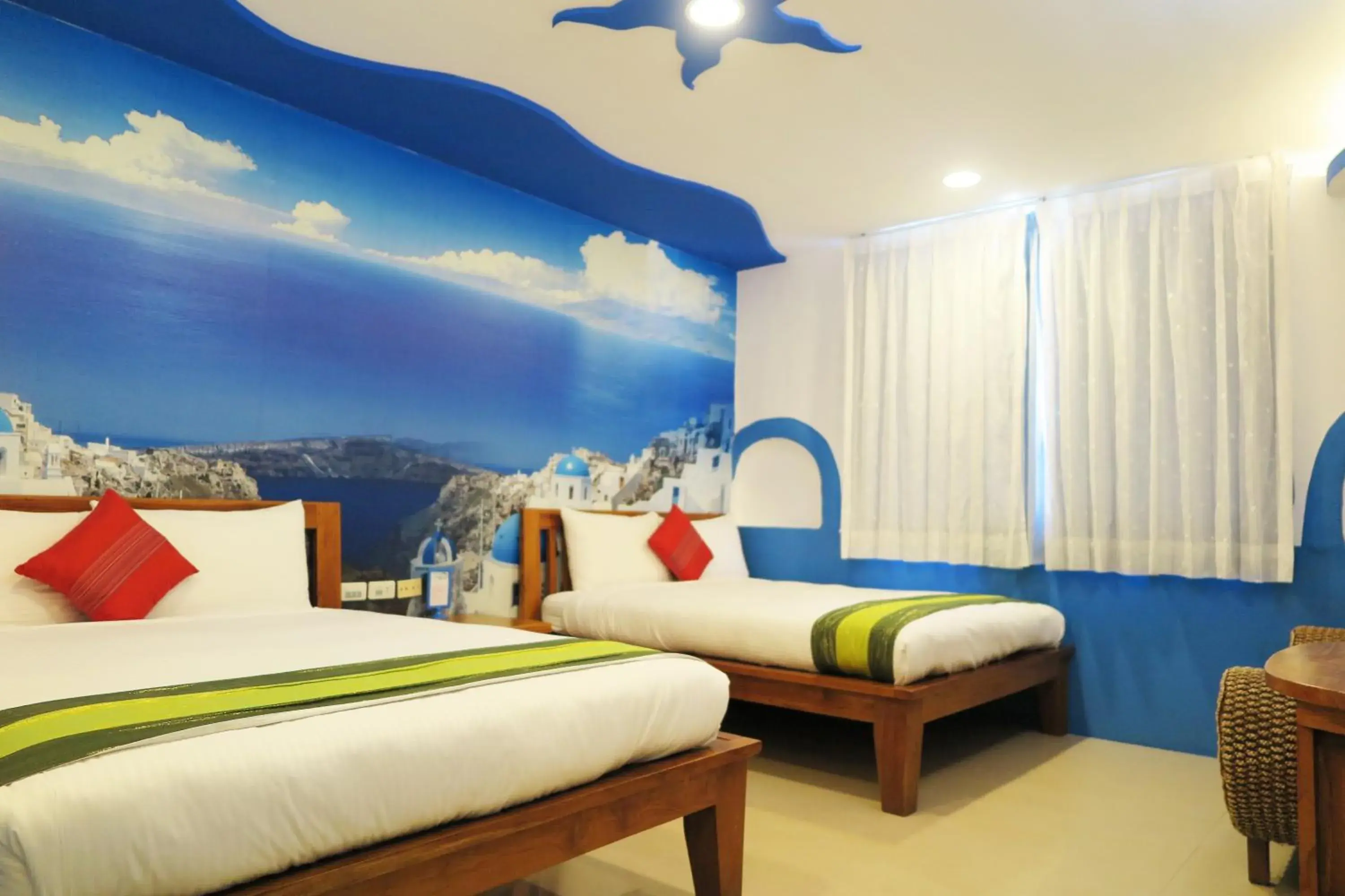 Quadruple Room with Bathroom without Window in Kenting Sin Sin Hotel Quadruple Room with Bathroom without Window in Kenting Sin Sin Hotel
