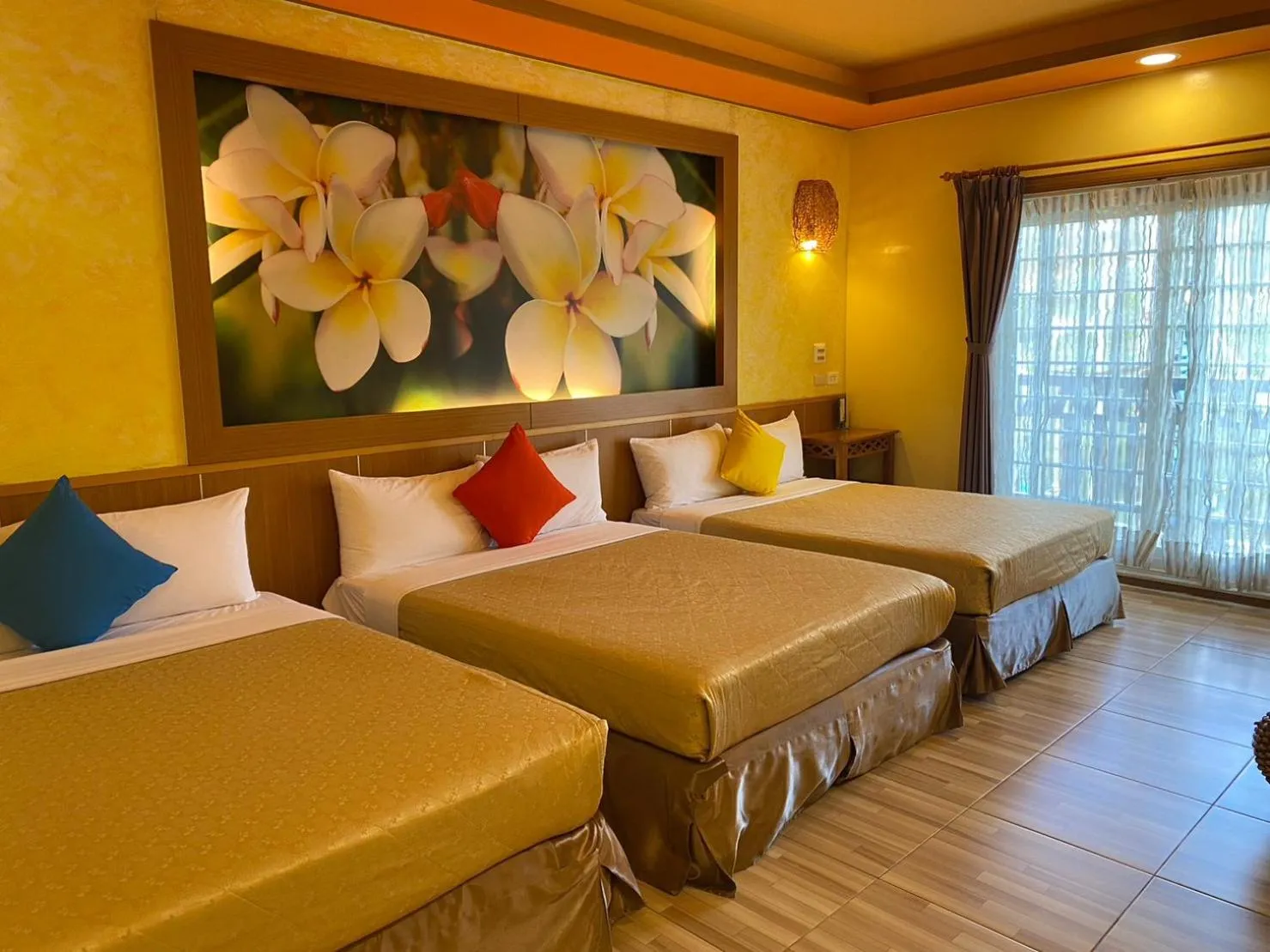 Bed in Kenting Sin Sin Hotel
