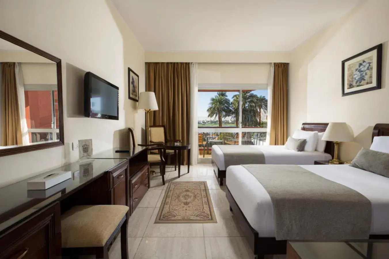 Bed in Pyramisa Hotel Luxor Bed in Pyramisa Hotel Luxor