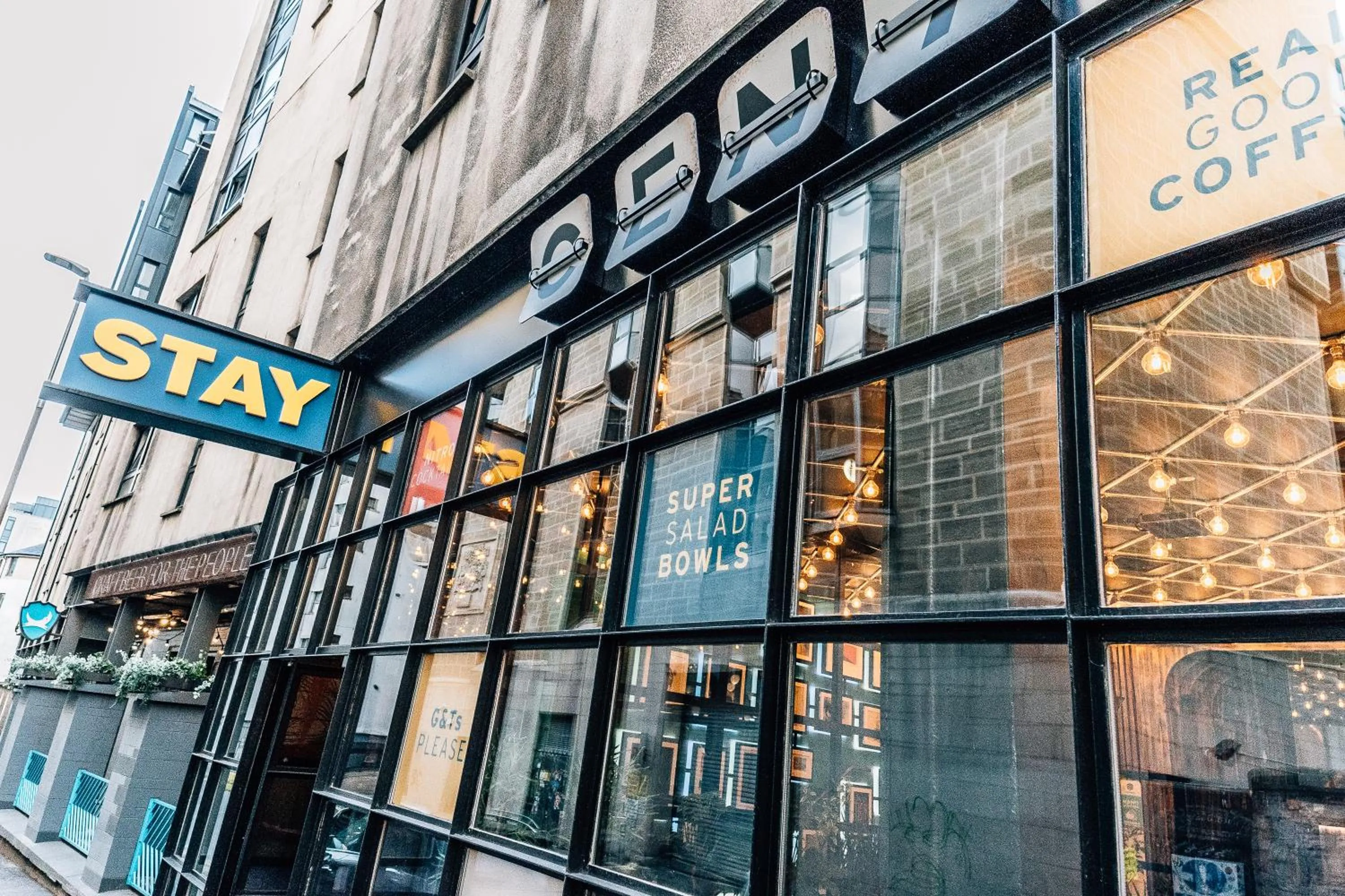 Property logo or sign in Stay Central Hotel