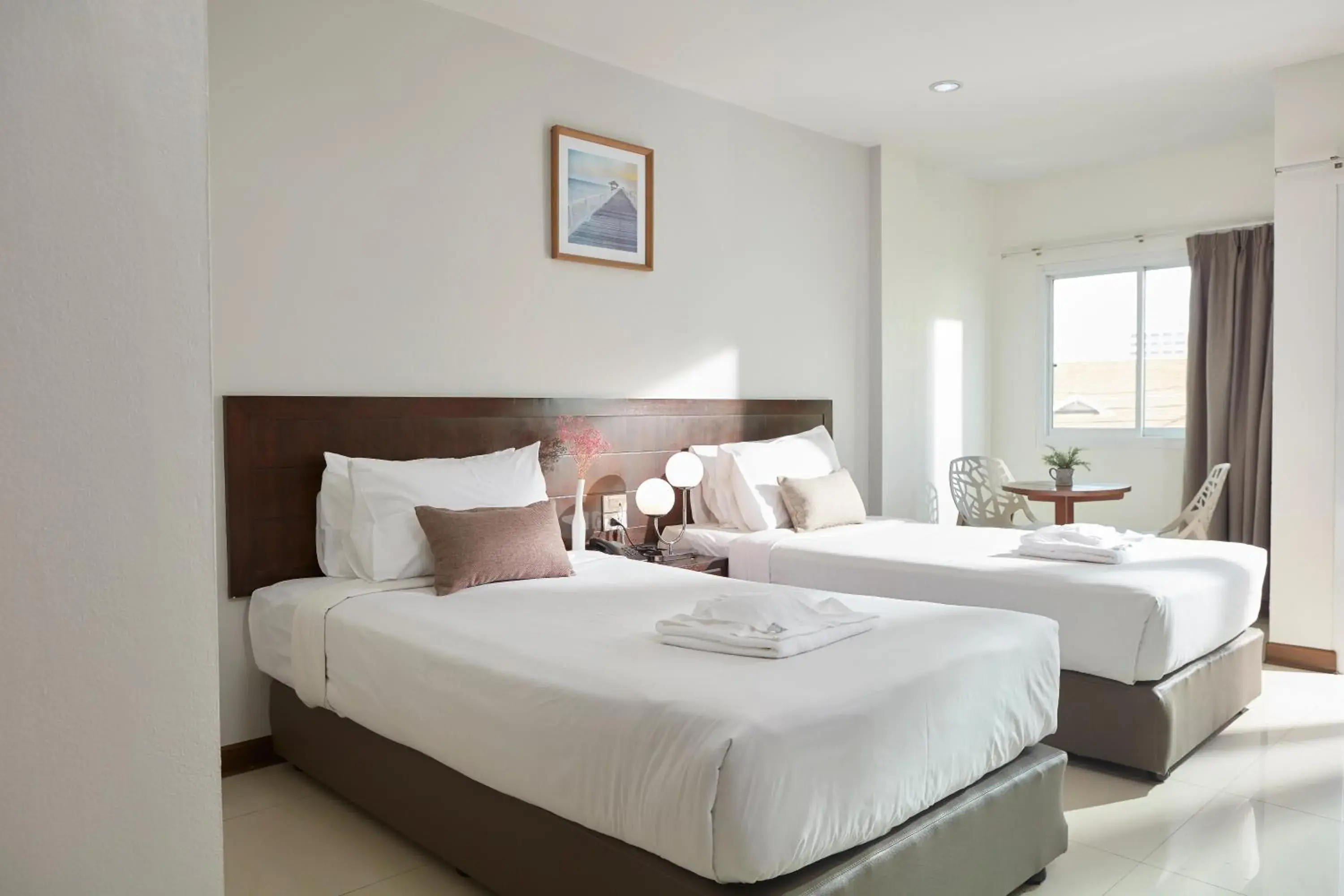 Bed in Rhienchai Place Hotel Bed in Rhienchai Place Hotel