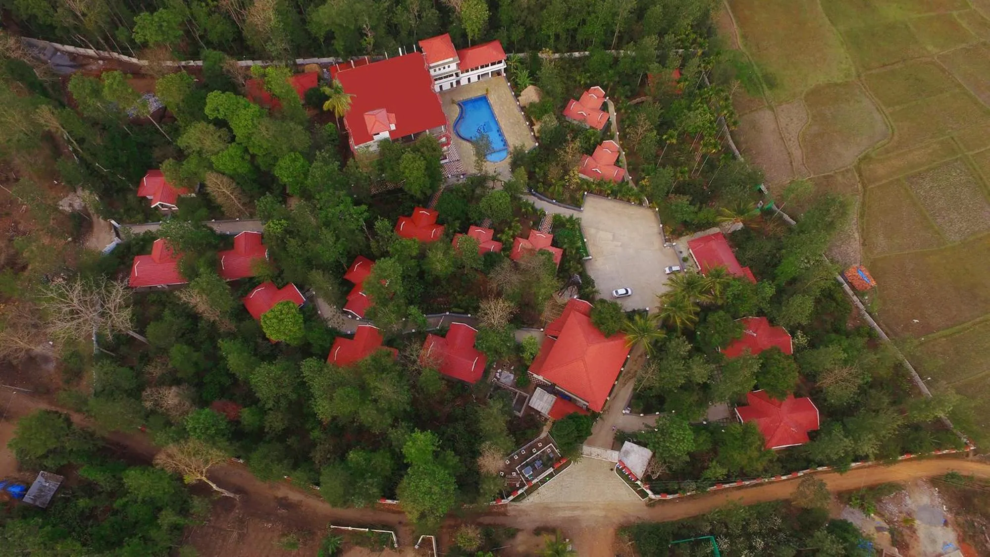 Bird's eye view in Gokulam Grand Resort & Spa, Coorg