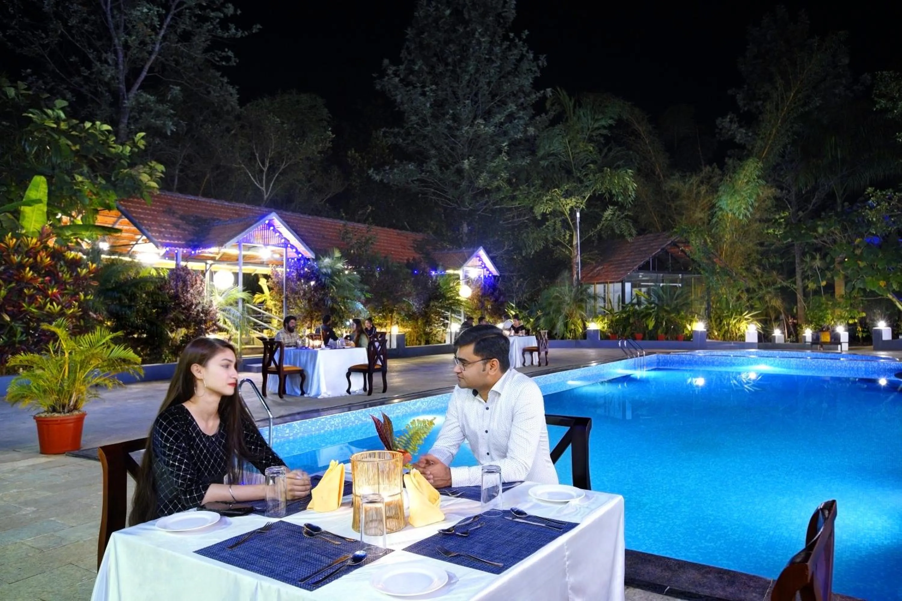 Dinner in Gokulam Grand Resort & Spa, Coorg