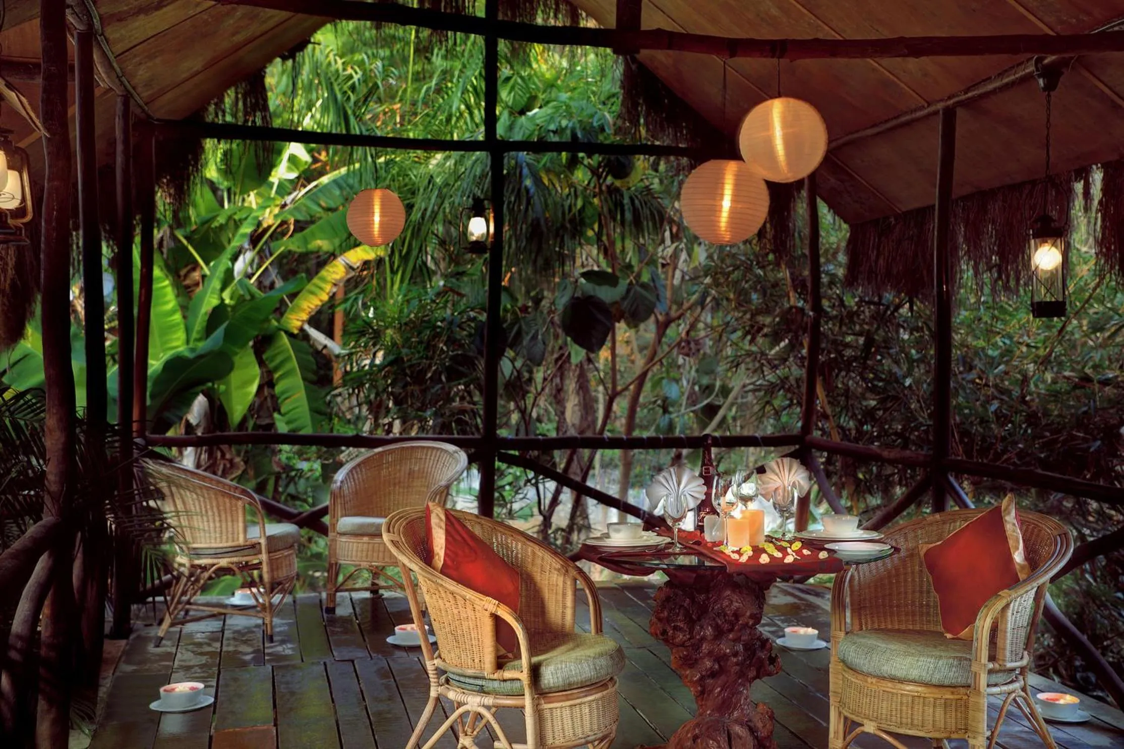 Patio in Gokulam Grand Resort & Spa, Coorg