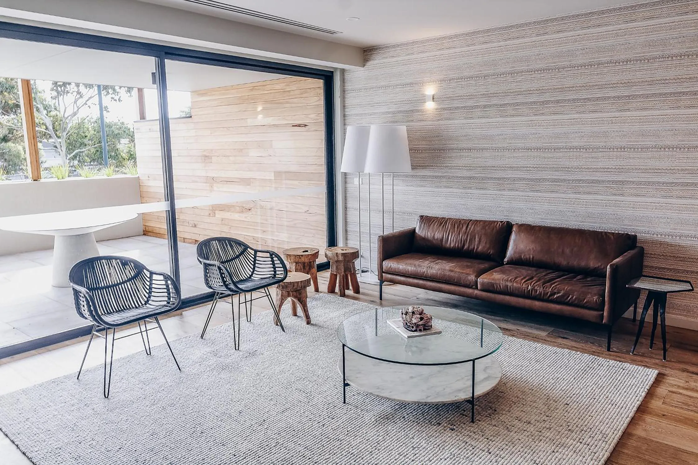 Living room in Carmel at Sorrento