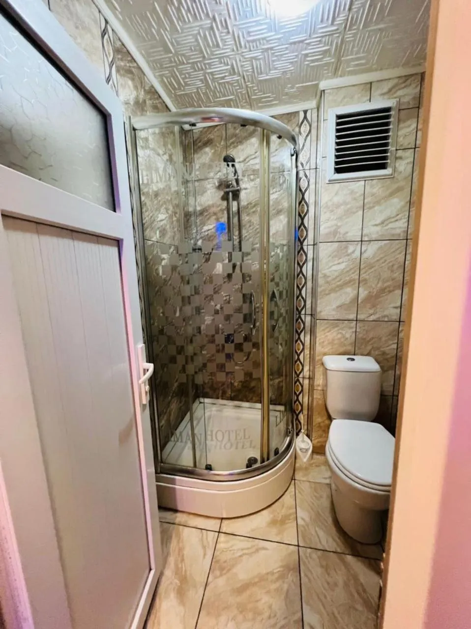 Shower in Liman Hotel