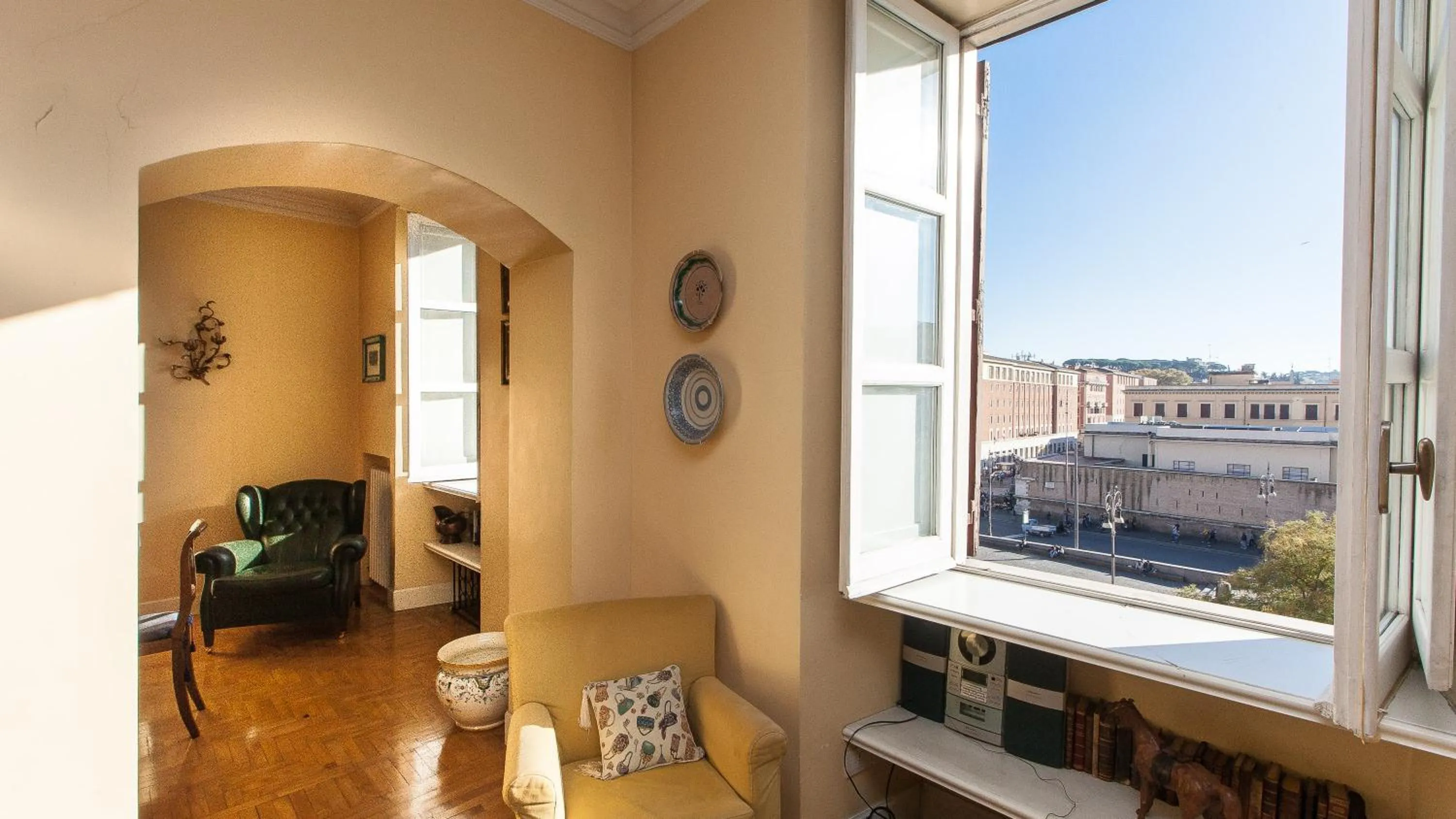 View (from property/room) in Rental in Rome Risorgimento view Aparment