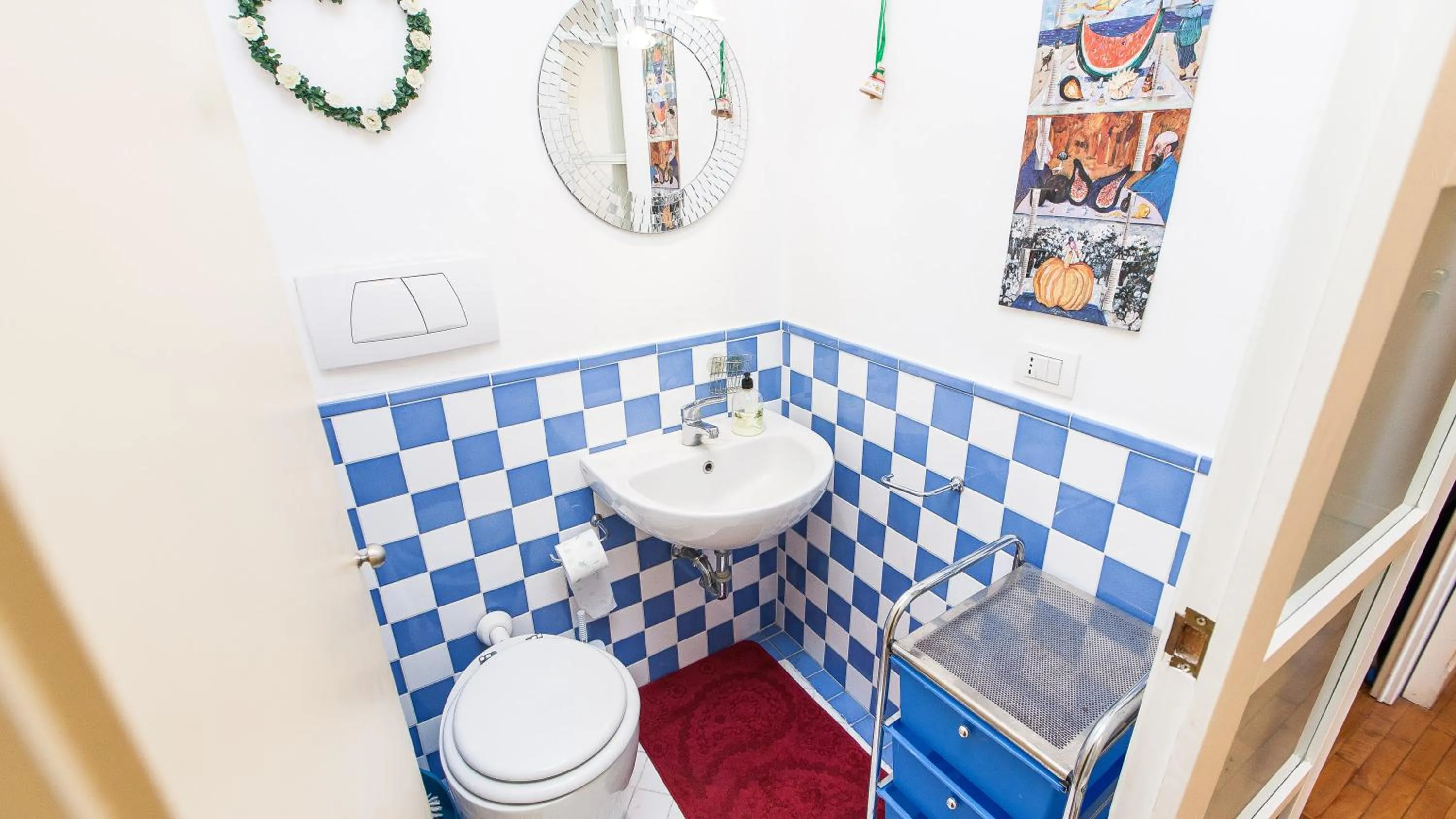 Toilet in Rental in Rome Risorgimento view Aparment