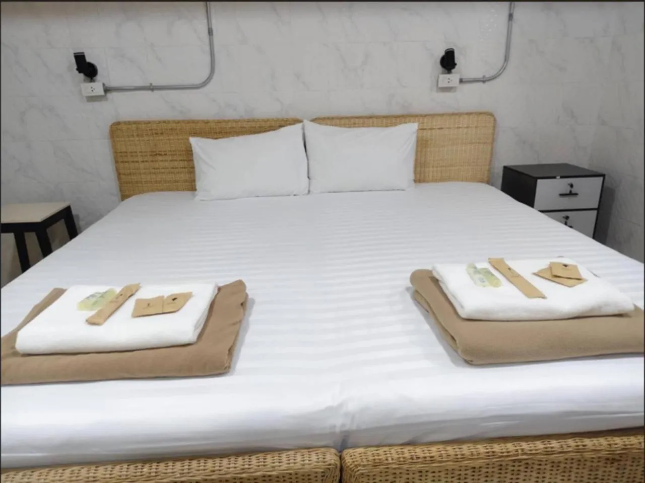 Bed in Metro Pratunam Boutique Hotel