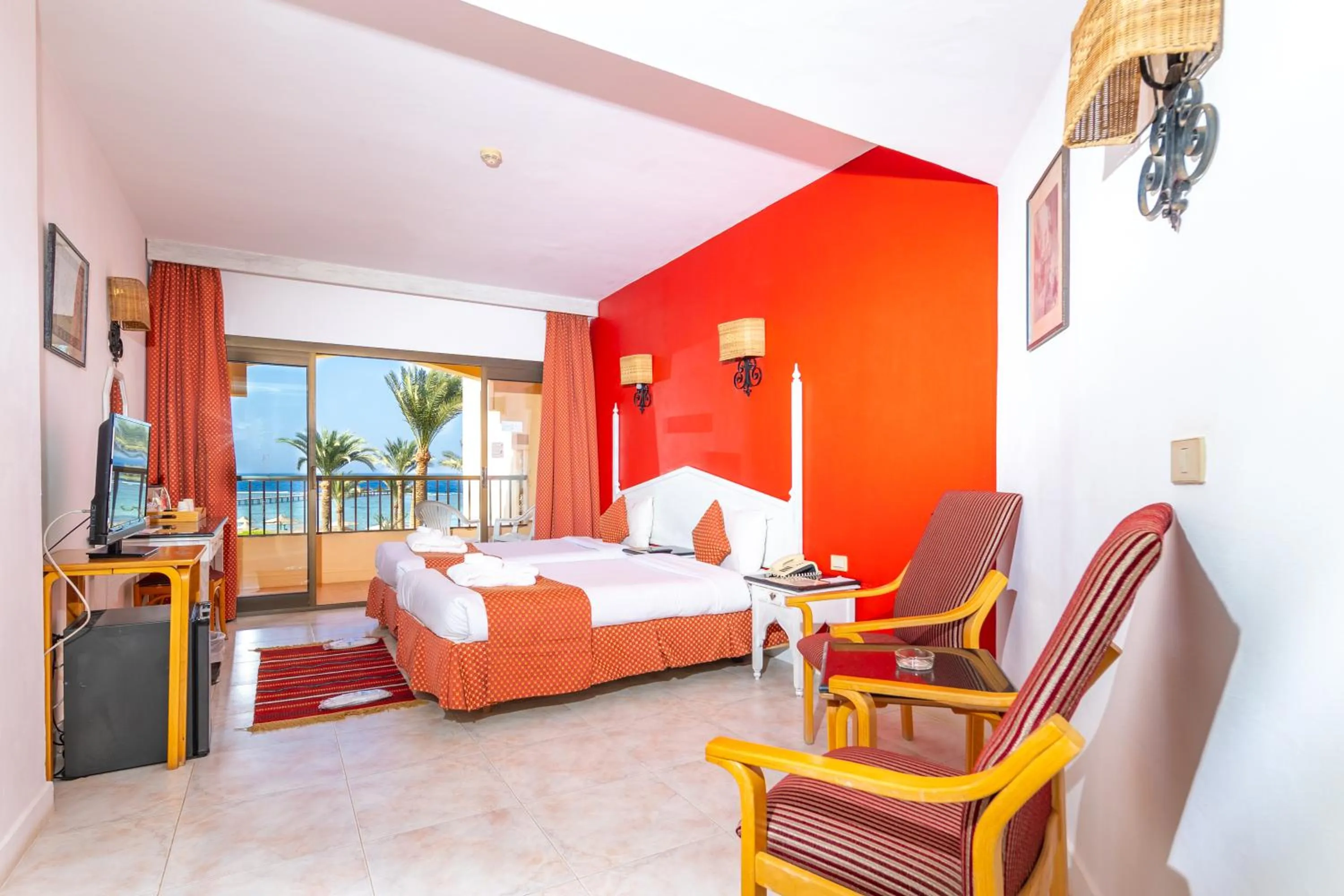 Bedroom, Bed in Flamenco Beach & Resort Quseir
