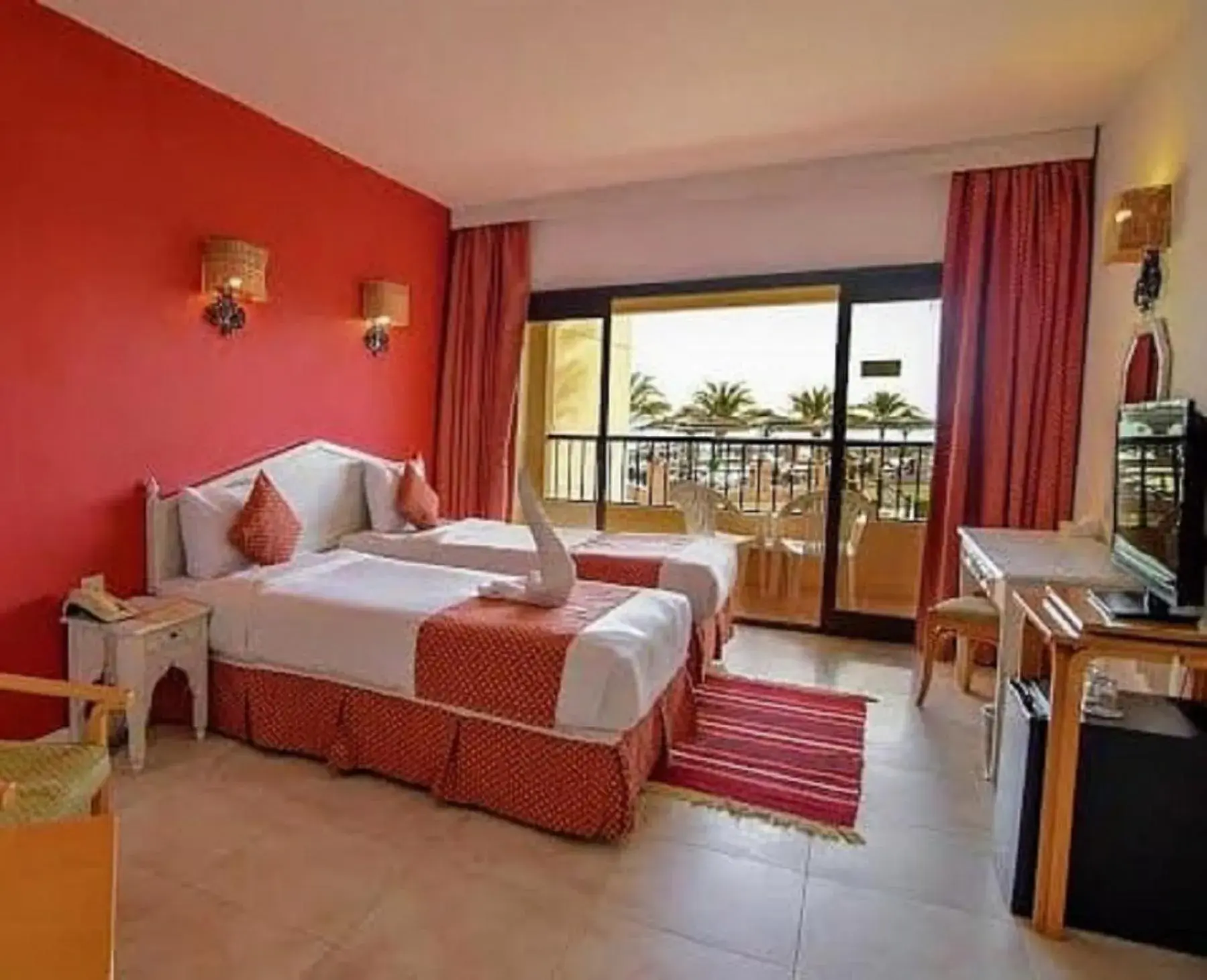 Bedroom, Bed in Flamenco Beach & Resort Quseir Bedroom, Bed in Flamenco Beach & Resort Quseir