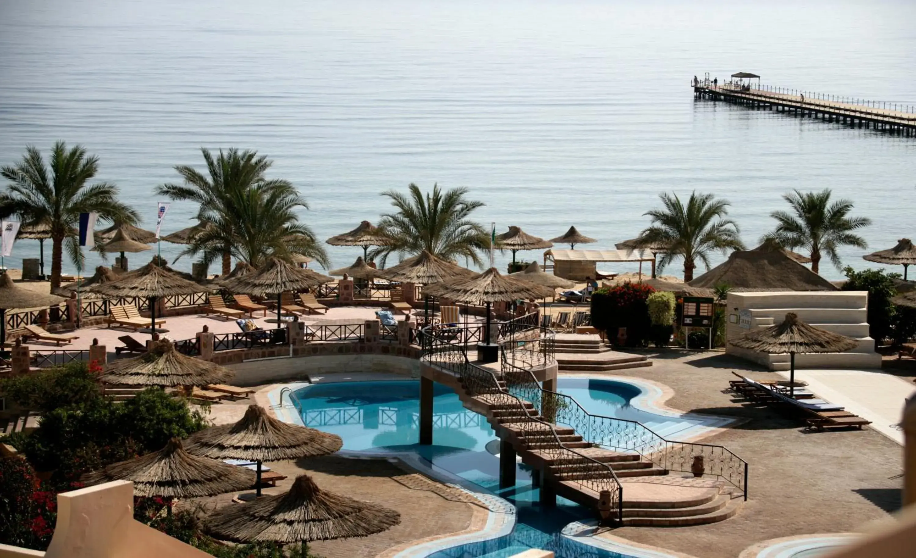 Swimming pool in Flamenco Beach & Resort Quseir Swimming pool in Flamenco Beach & Resort Quseir