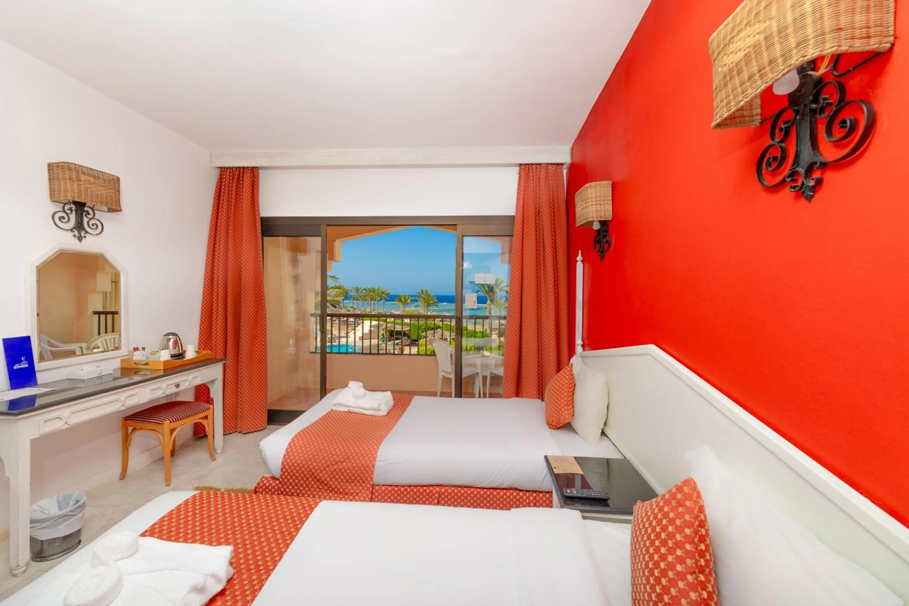 Beach, Bed in Flamenco Beach & Resort Quseir