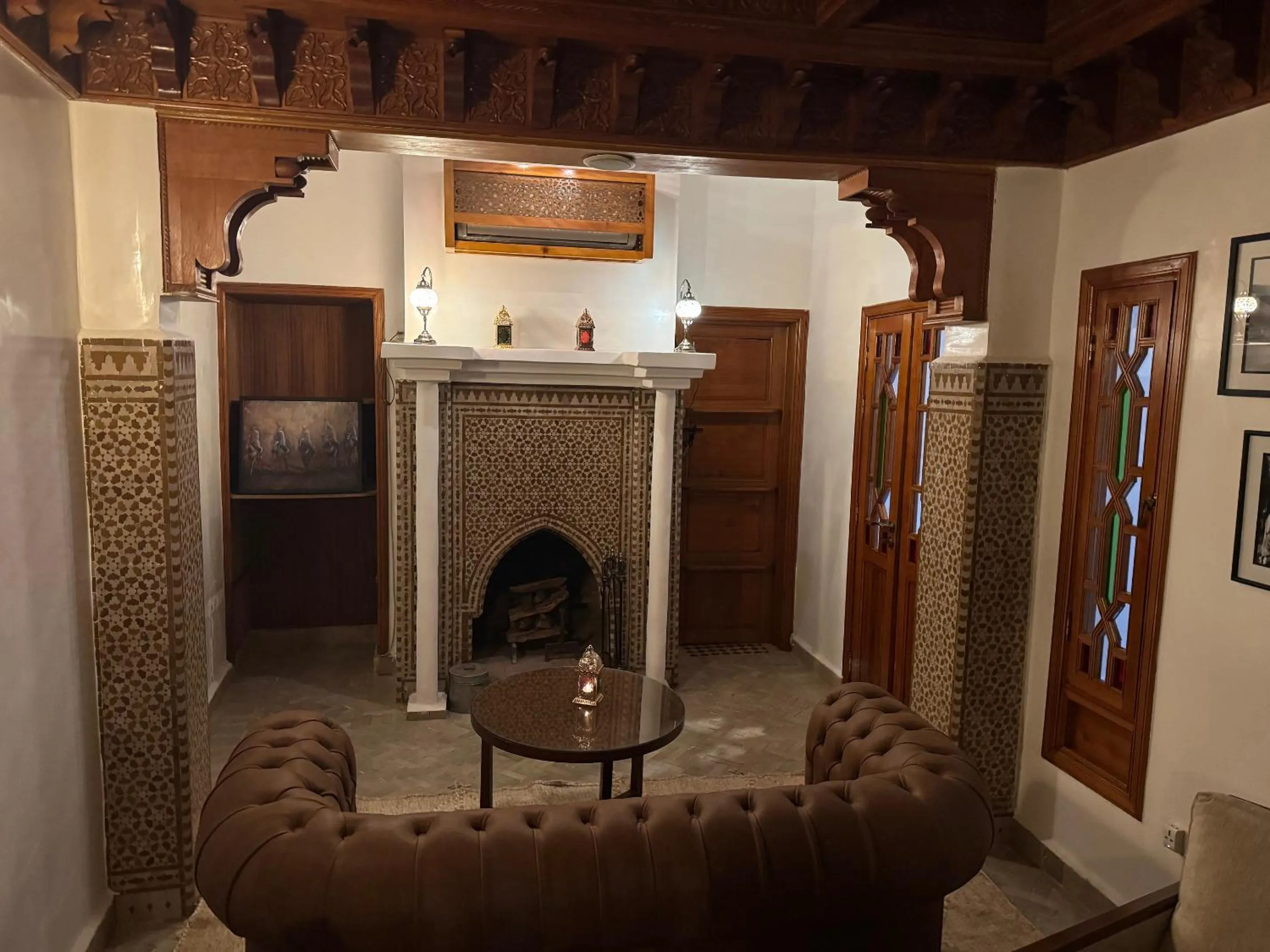 Living room in Riad Atlas Acacia