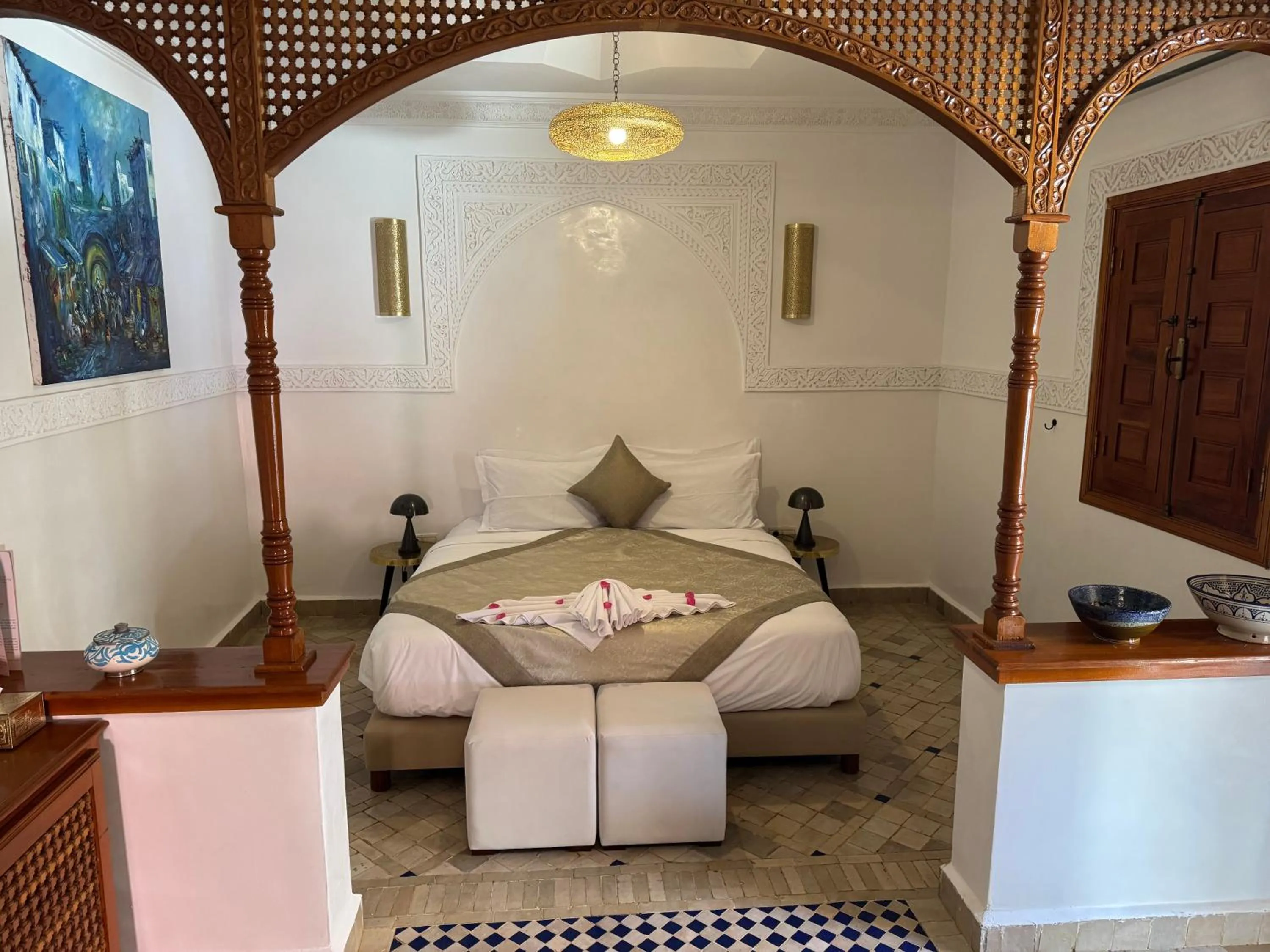 Bedroom in Riad Atlas Acacia