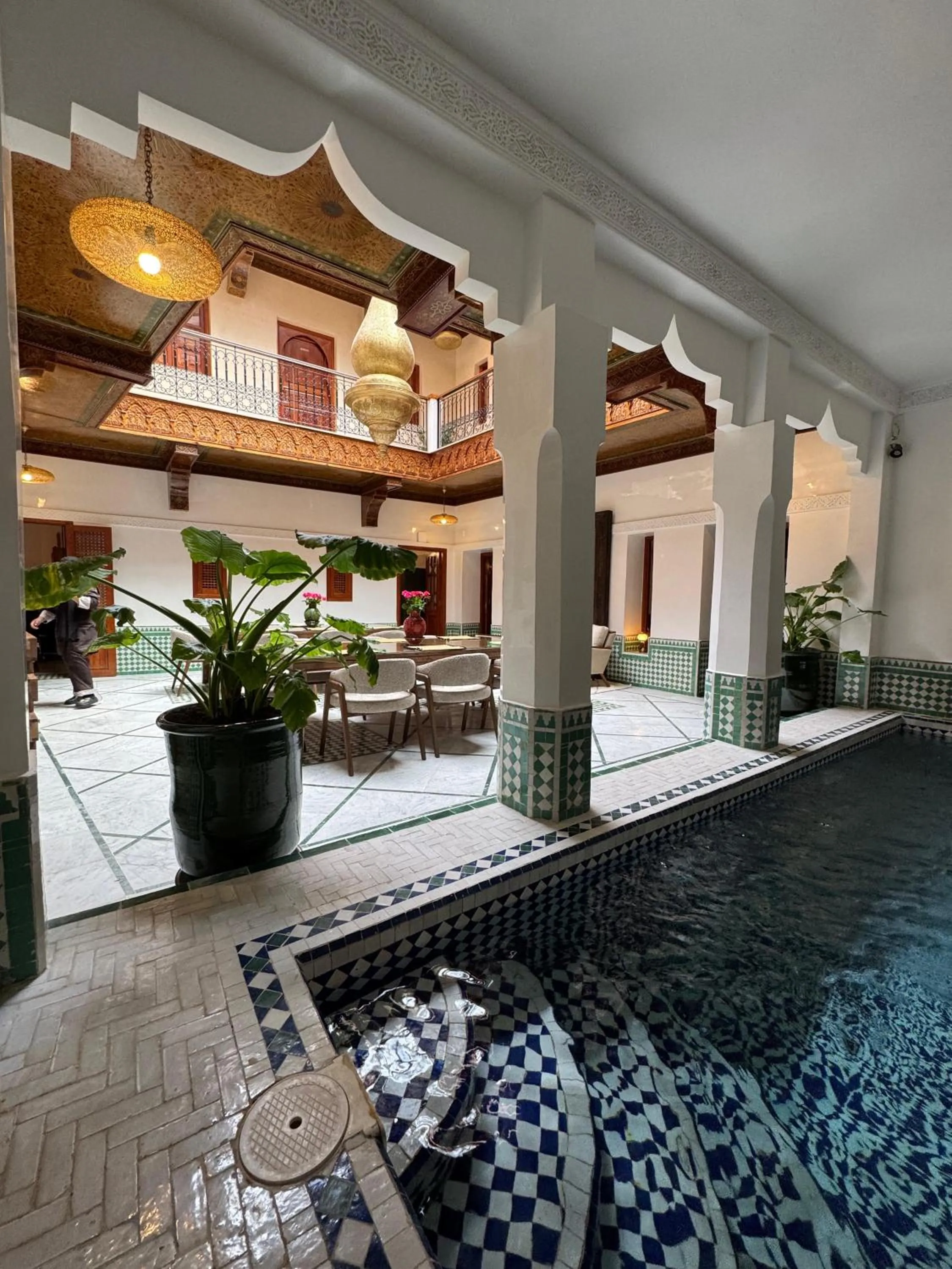 Swimming pool in Riad Atlas Acacia