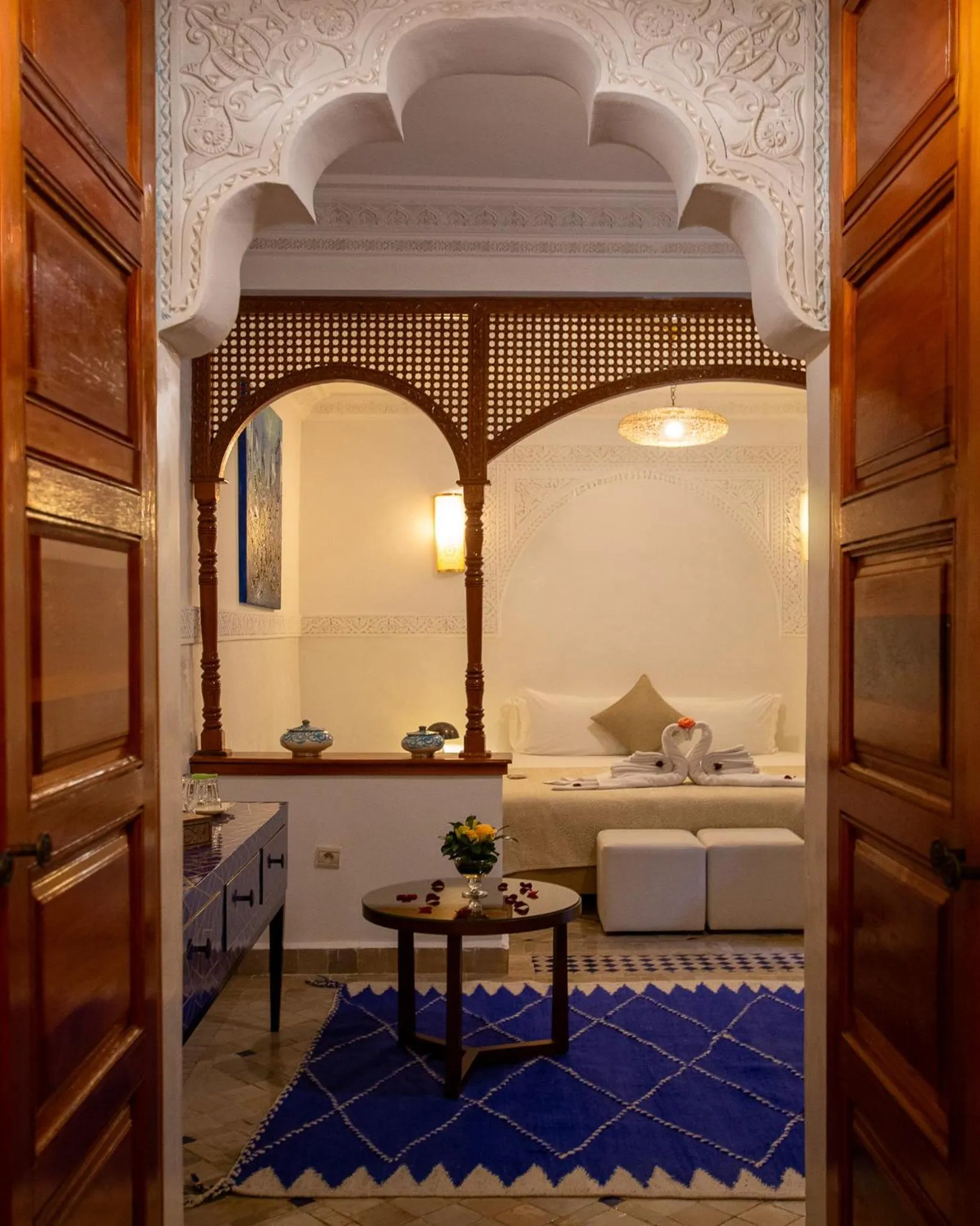 Bedroom, Bed in Riad Atlas Acacia