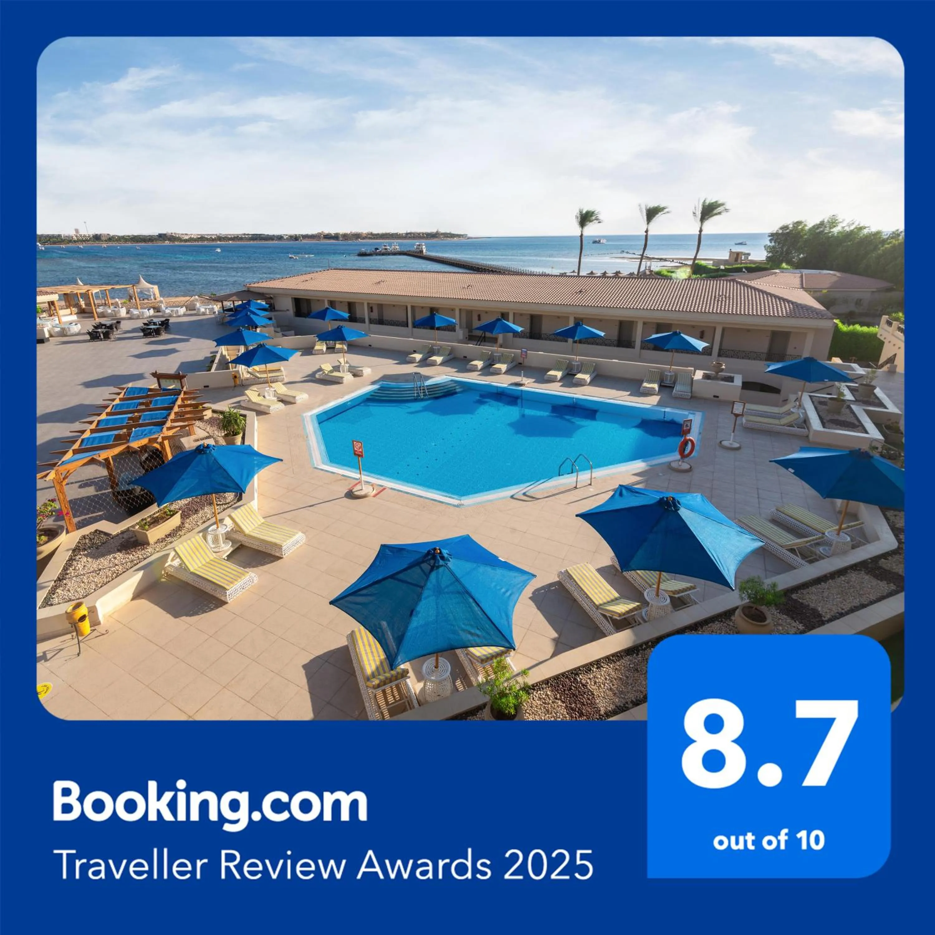 Property building in Cleopatra Luxury Beach Resort Makadi Bay - Adults only