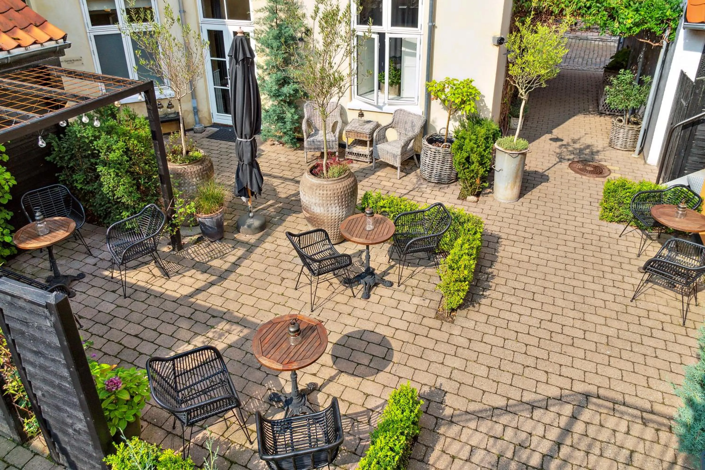 Garden view in Hotel På Torvet